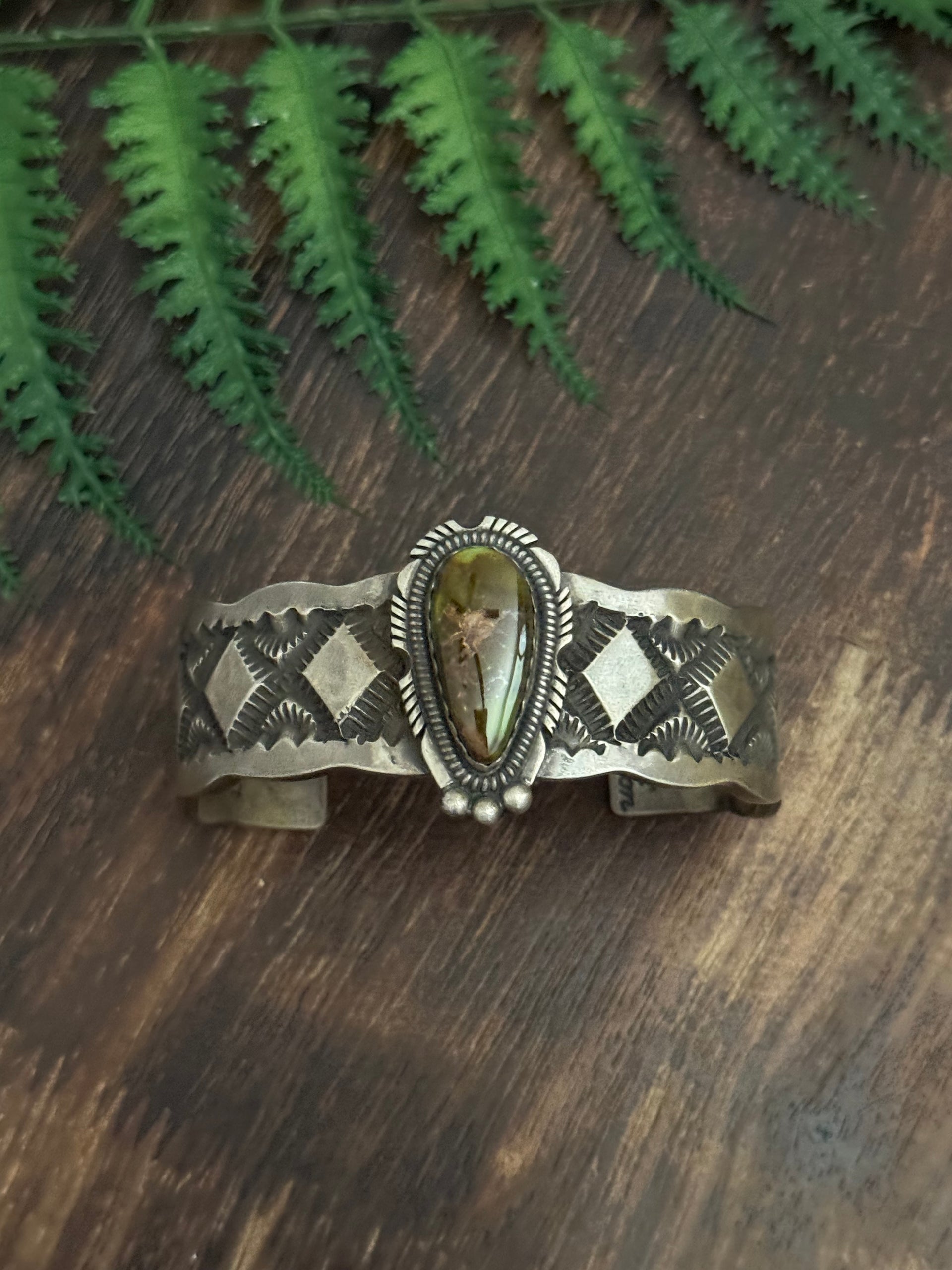 Emerson Brown Royston Turquoise & Sterling Silver Cuff Bracelet