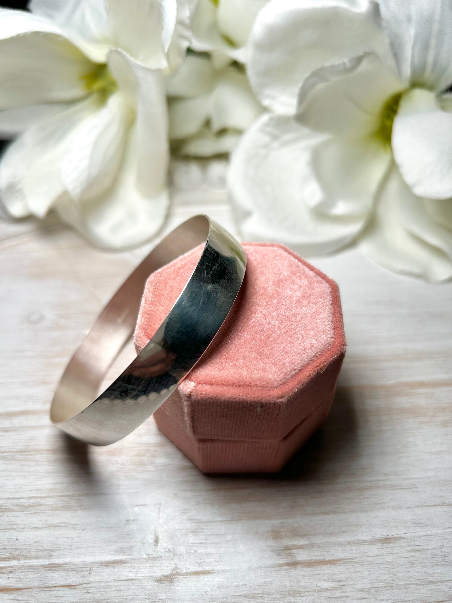 Navajo Sterling Silver Bangle Bracelet