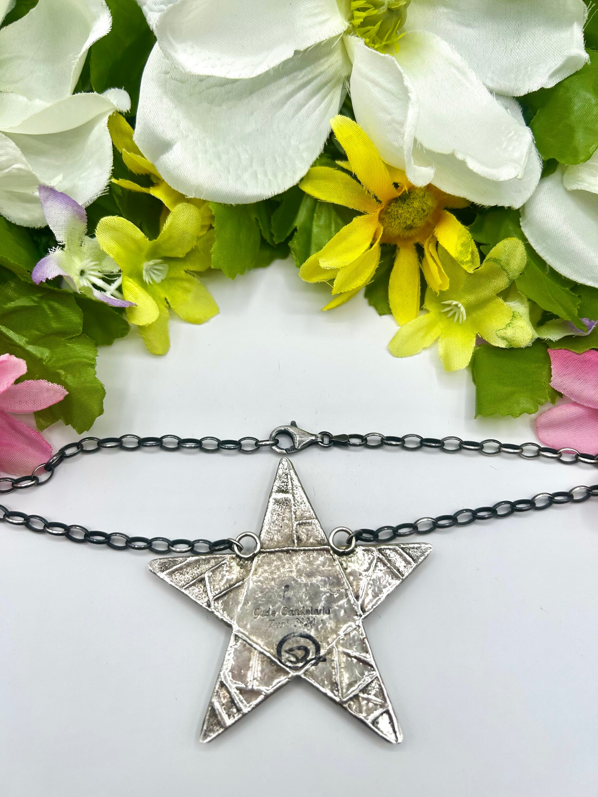 Jude Candelaria Kingman Turquoise & Sterling Silver Necklace