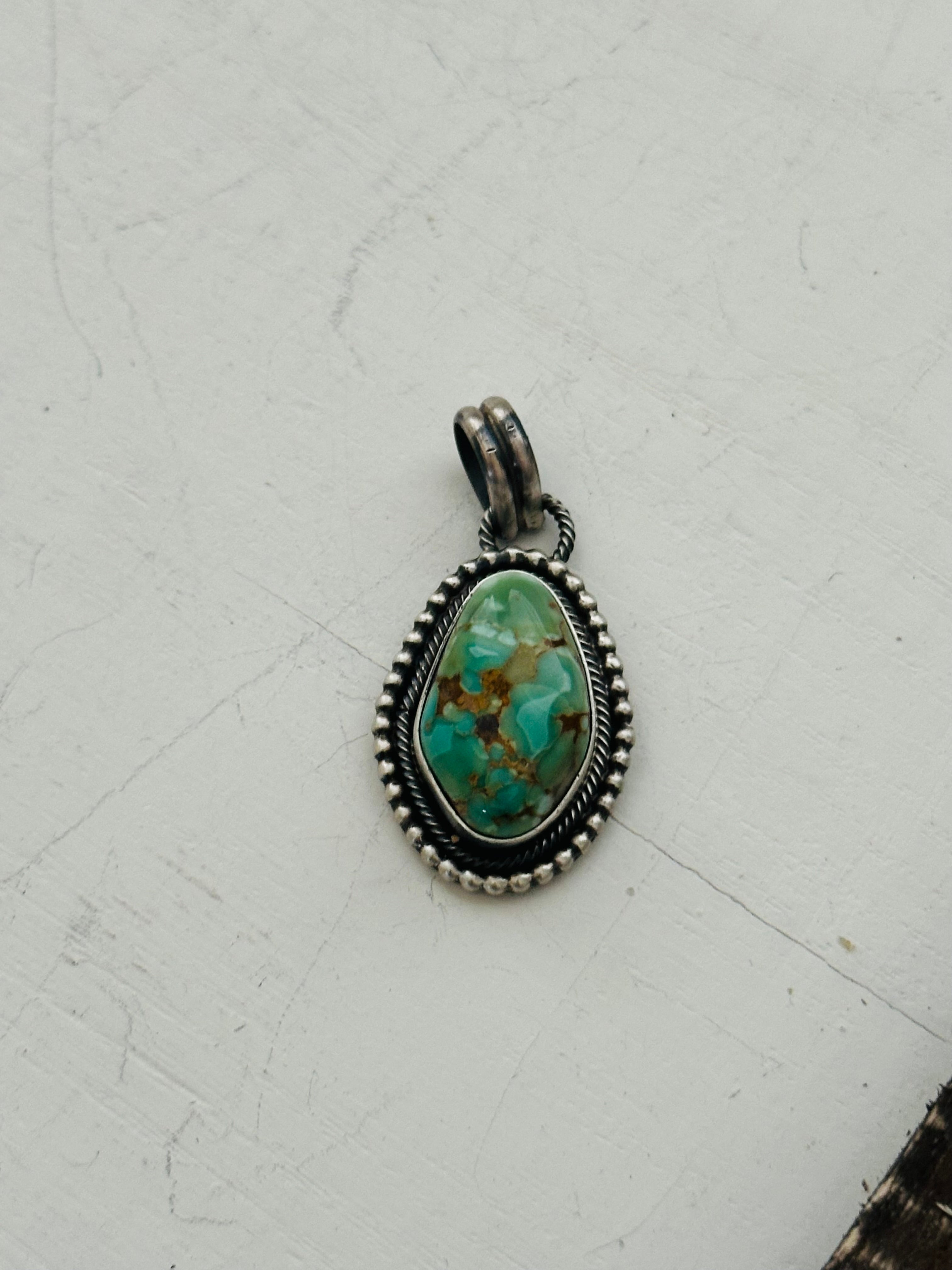 Scott Skeets Royston Turquoise & Sterling Silver Pendants