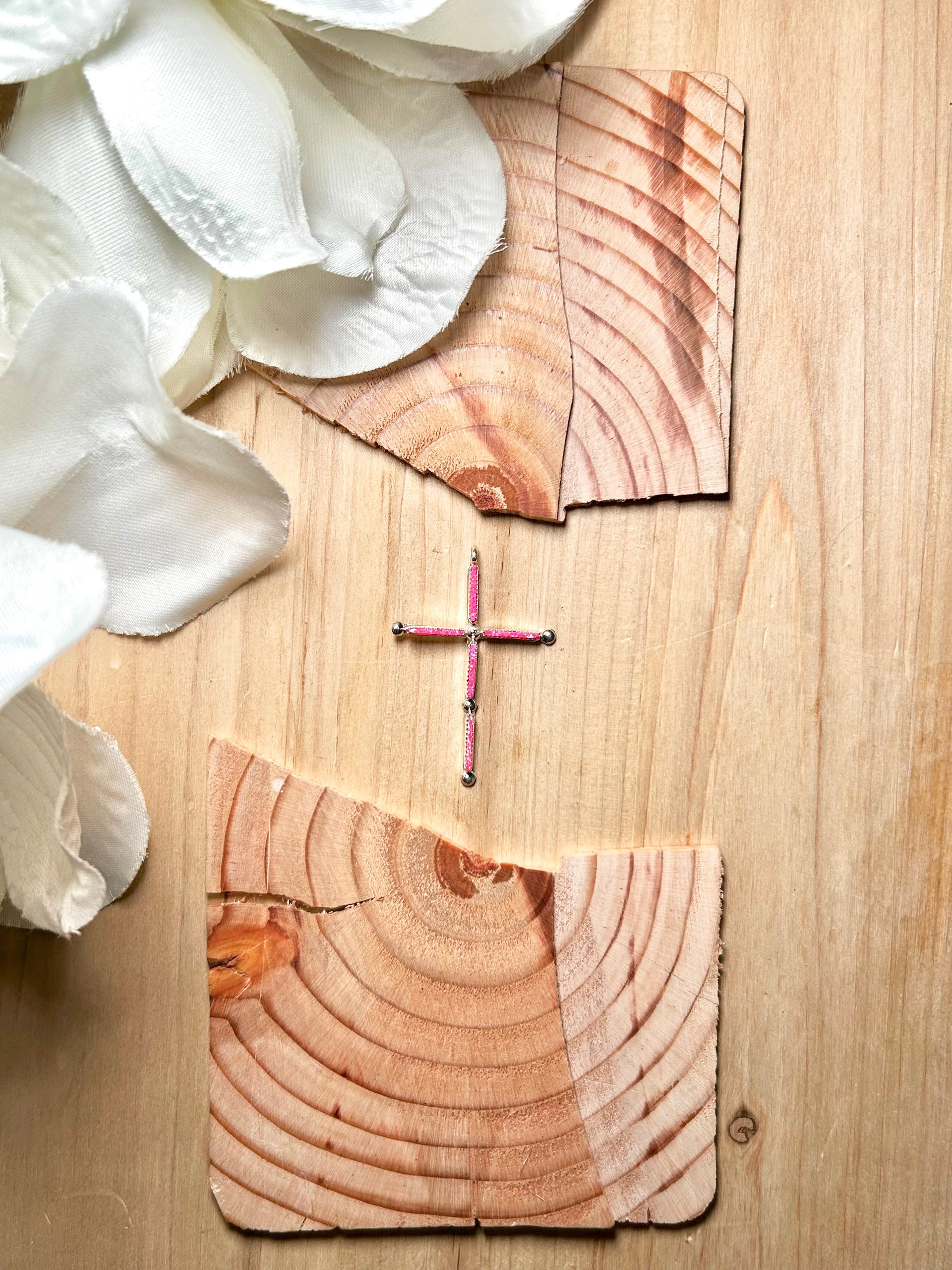 Zuni Made Opal & Sterling Silver Pendant