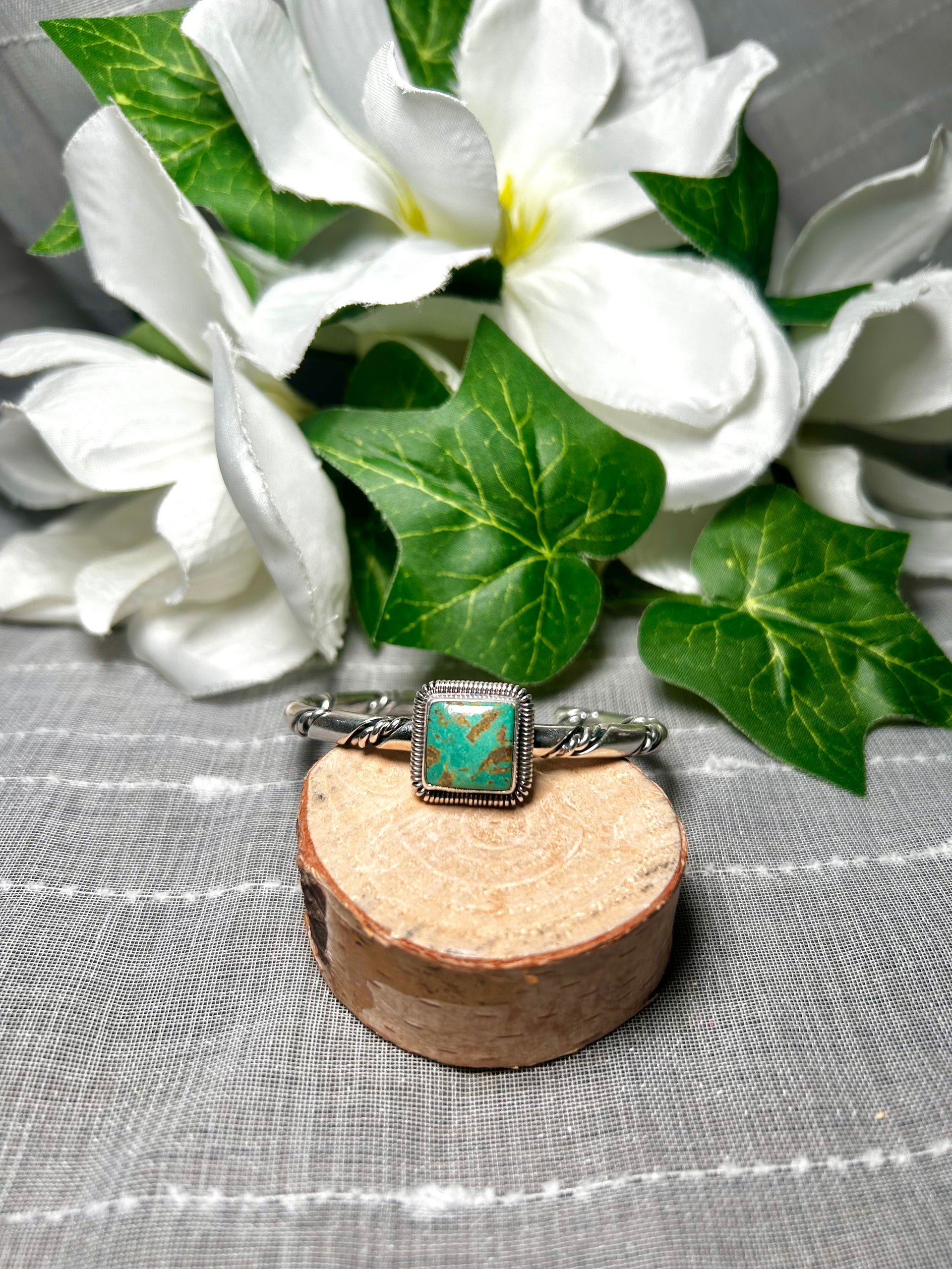 Wydell Billie Kingman Turquoise & Sterling Silver Cuff Bracelet