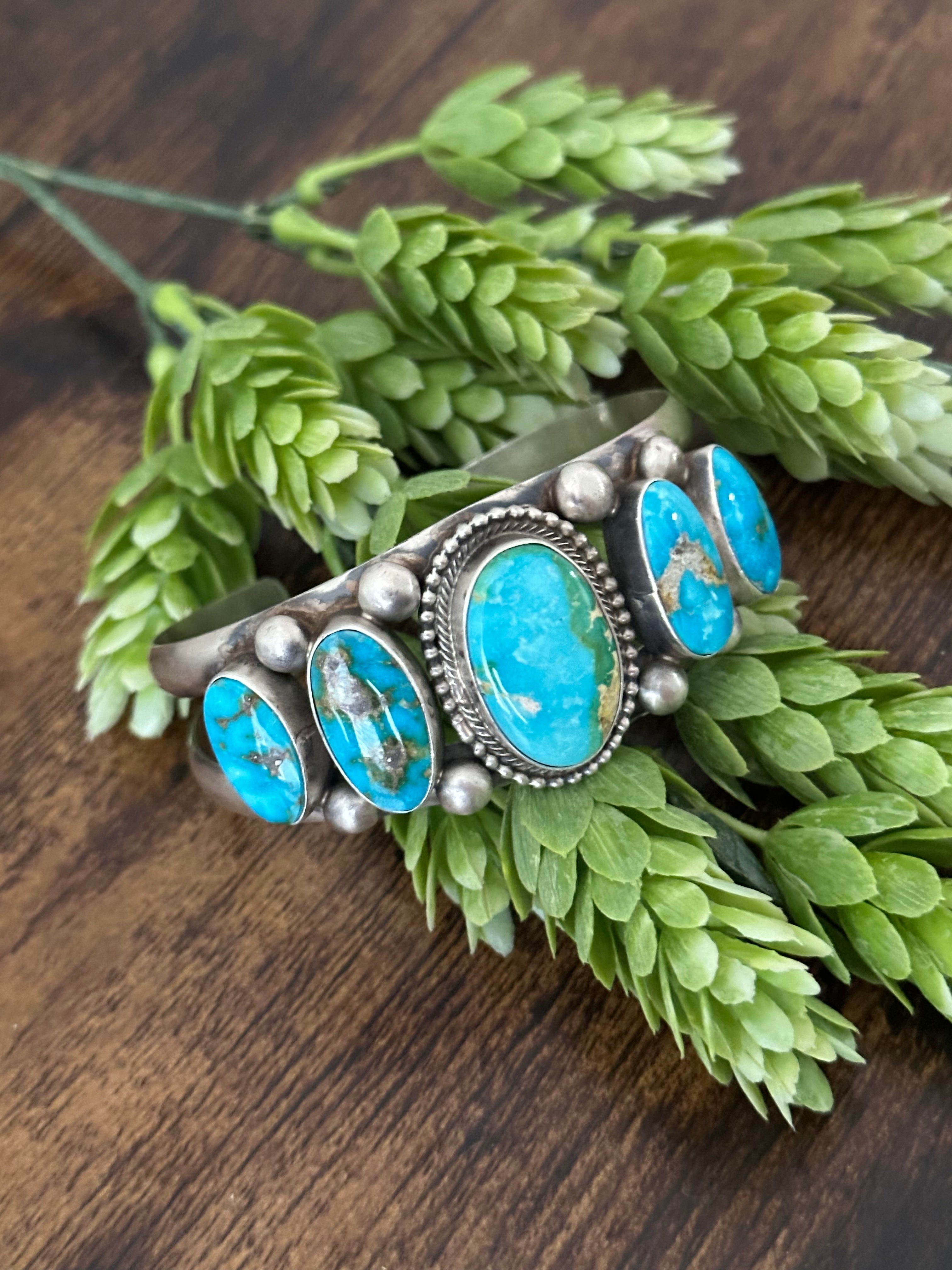 Kathleen Chavez Sonoran Mountain Turquoise & Sterling Silver Cuff Bracelet