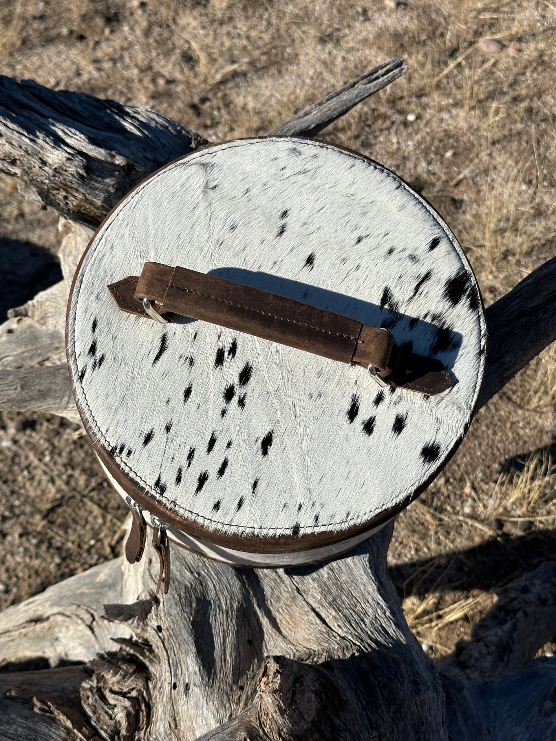 Genuine Leather & Cowhide Jewelry Box