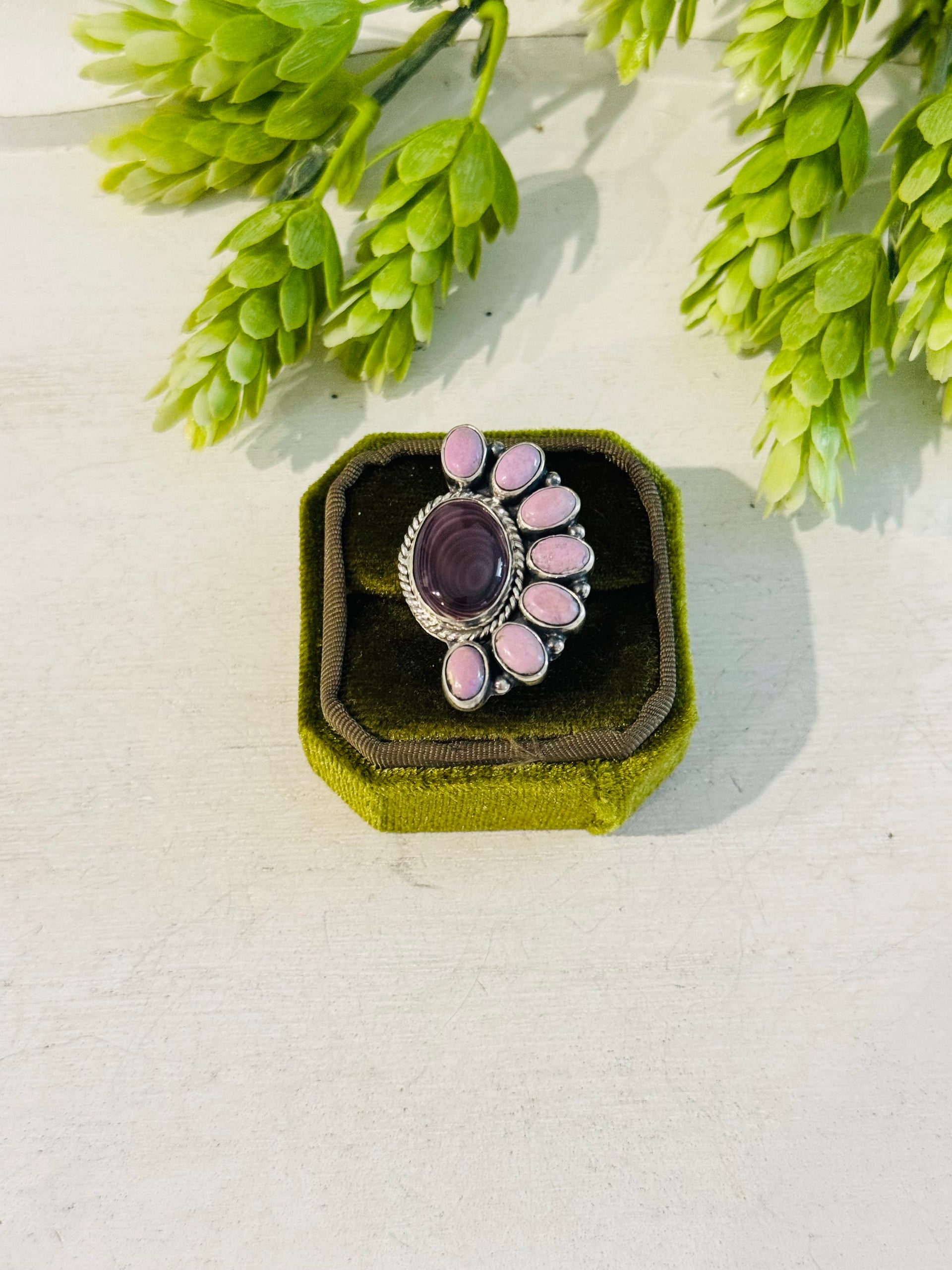 Southwest Made Multistone & Sterling Silver Ring