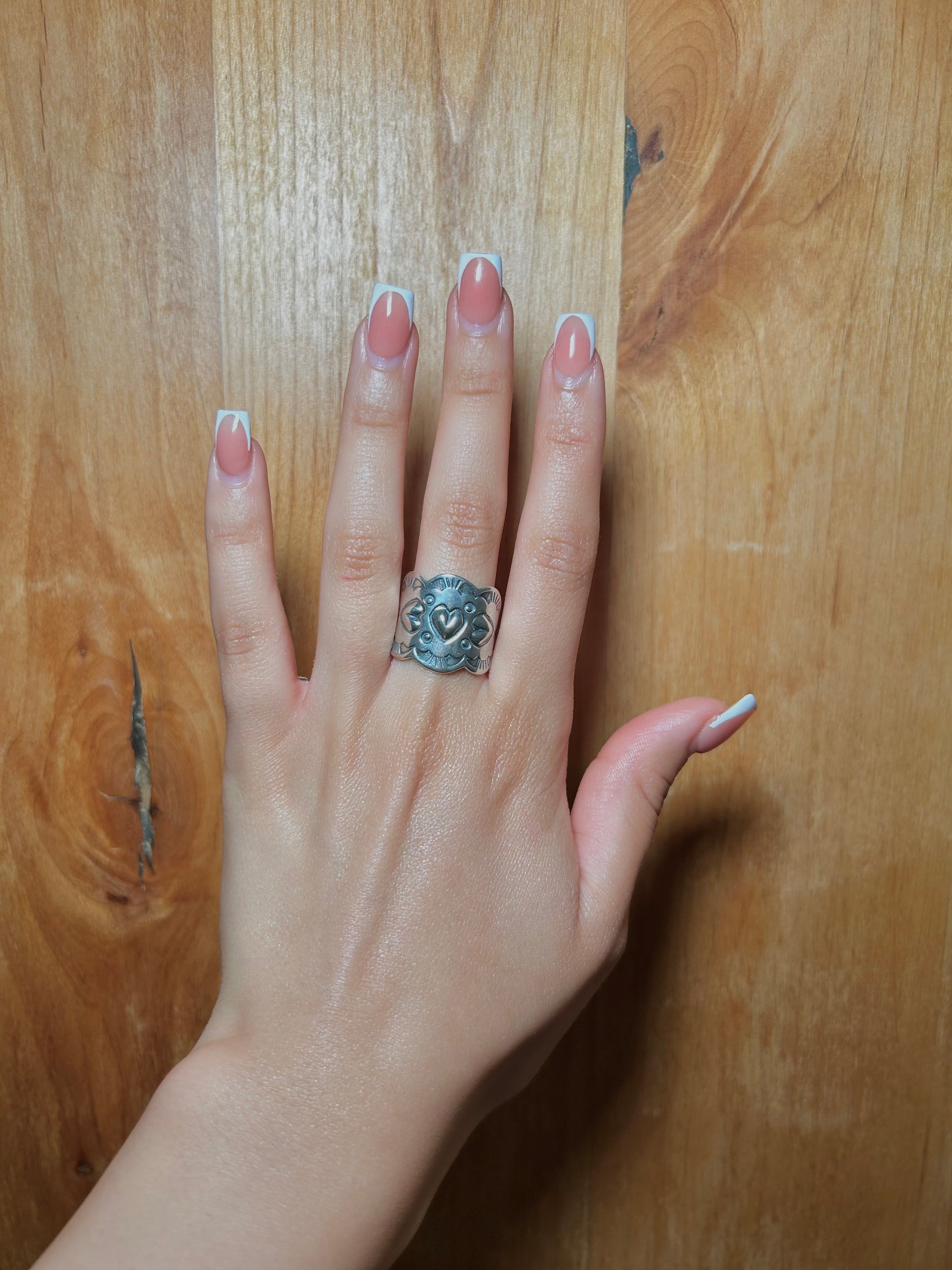 Navajo Made Sterling Silver Ring