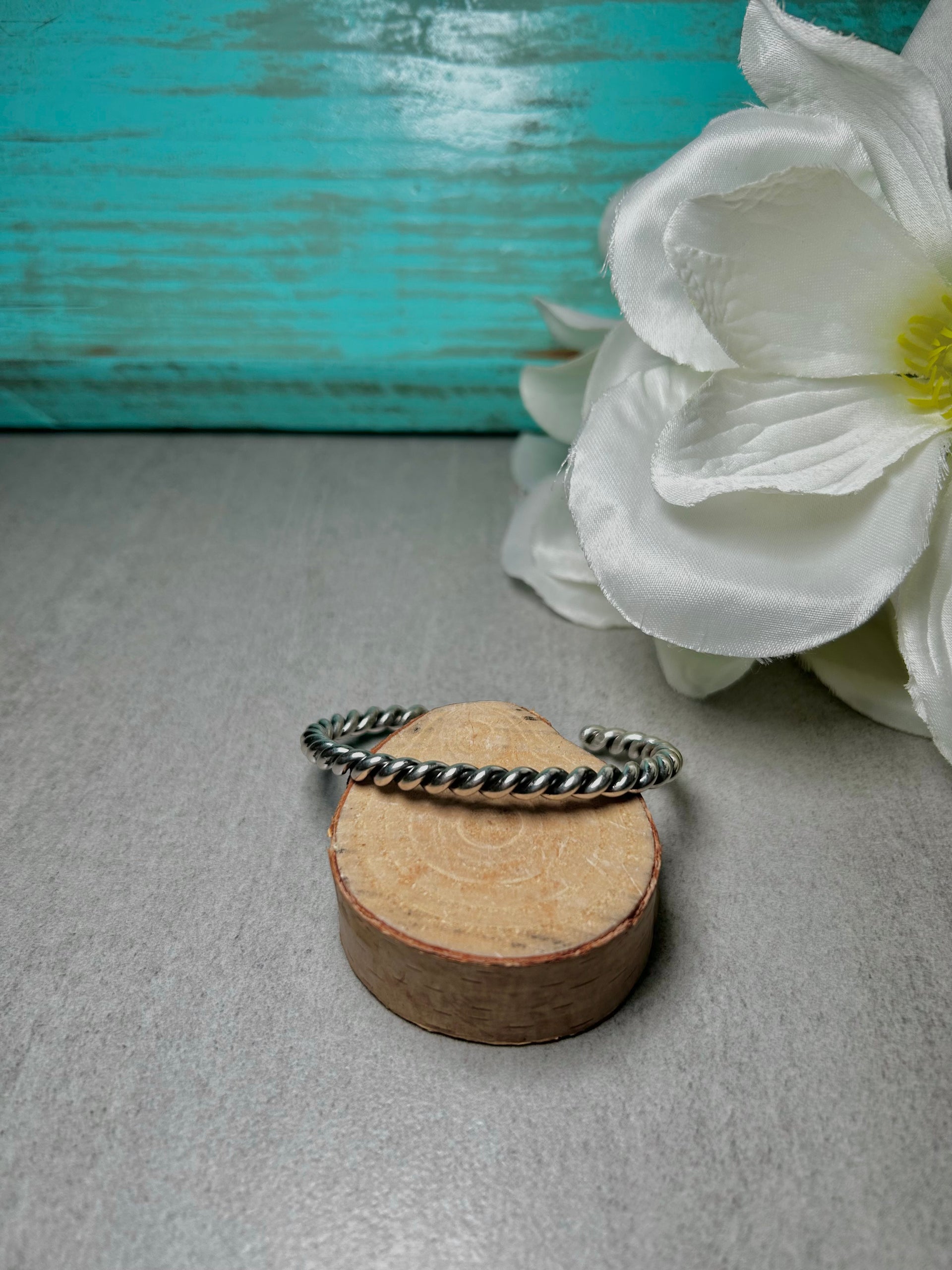 Navajo Made Sterling Silver Cuff Bracelet