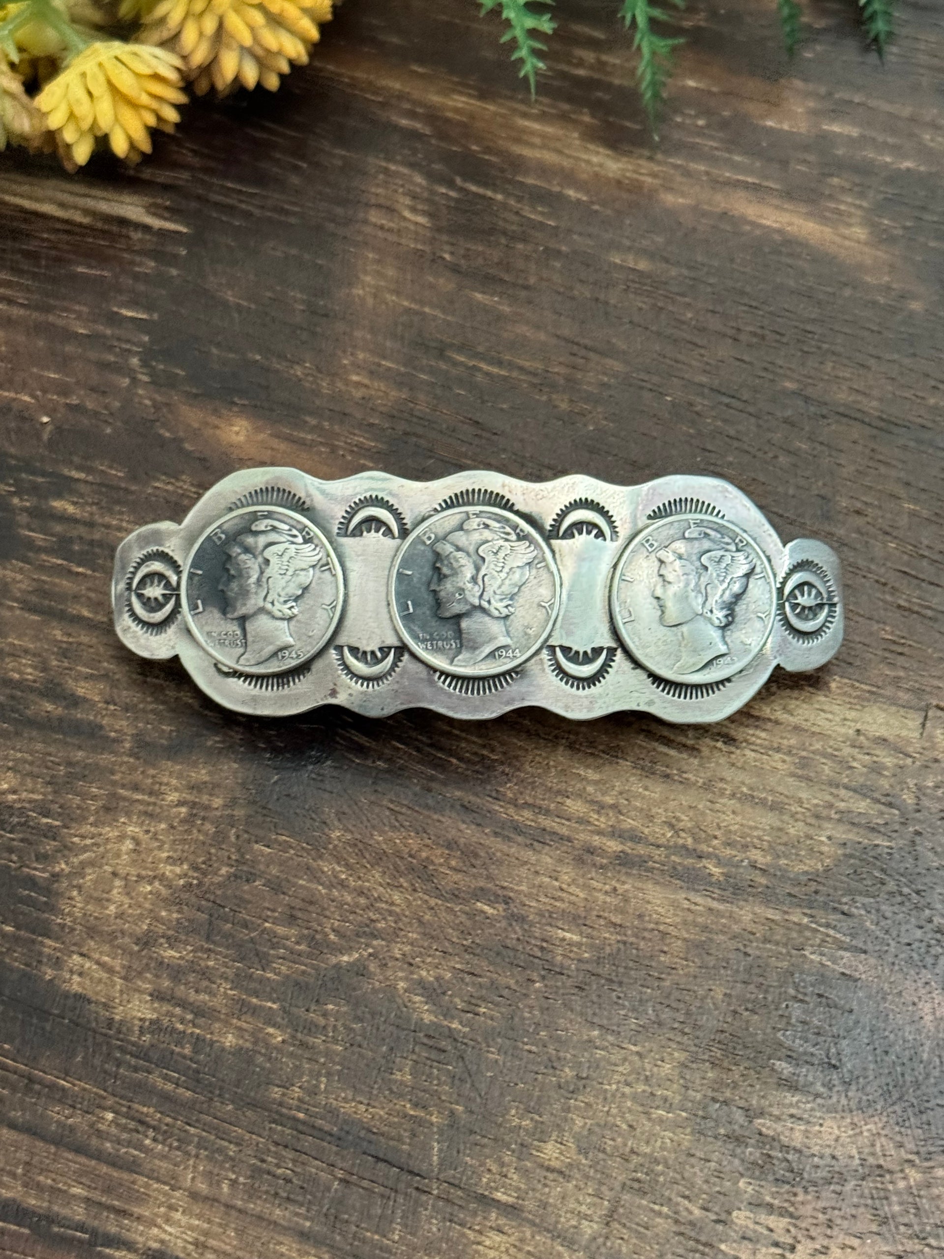 Dylan Hopper Sterling Silver Liberty Dine Hair Barrette