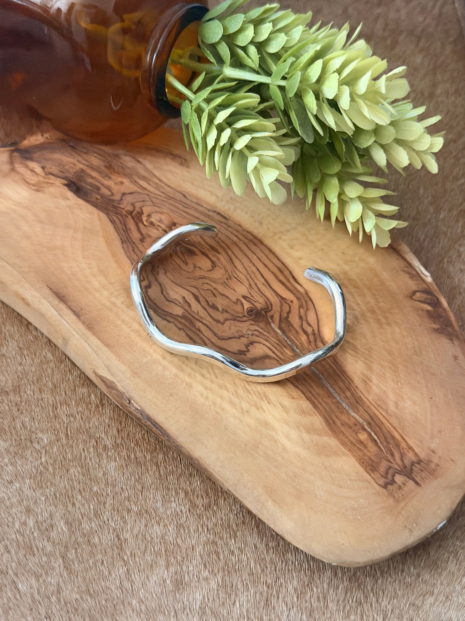 Navajo Made Sterling Silver Cuff Bracelet