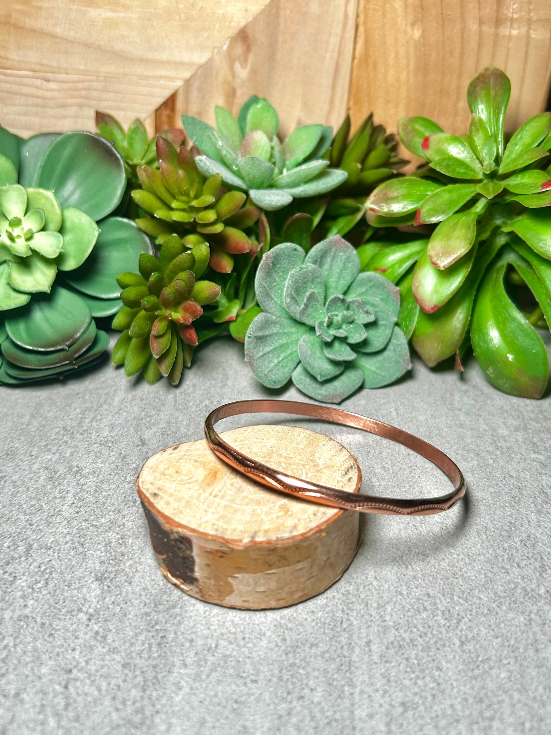 Navajo Made Copper Bangle Bracelet