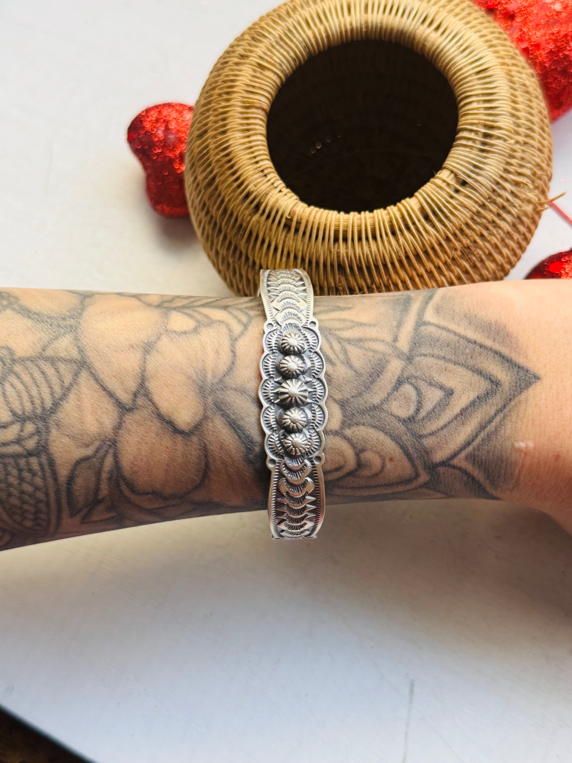 Benny Ramone Sterling Silver Cuff Bracelet