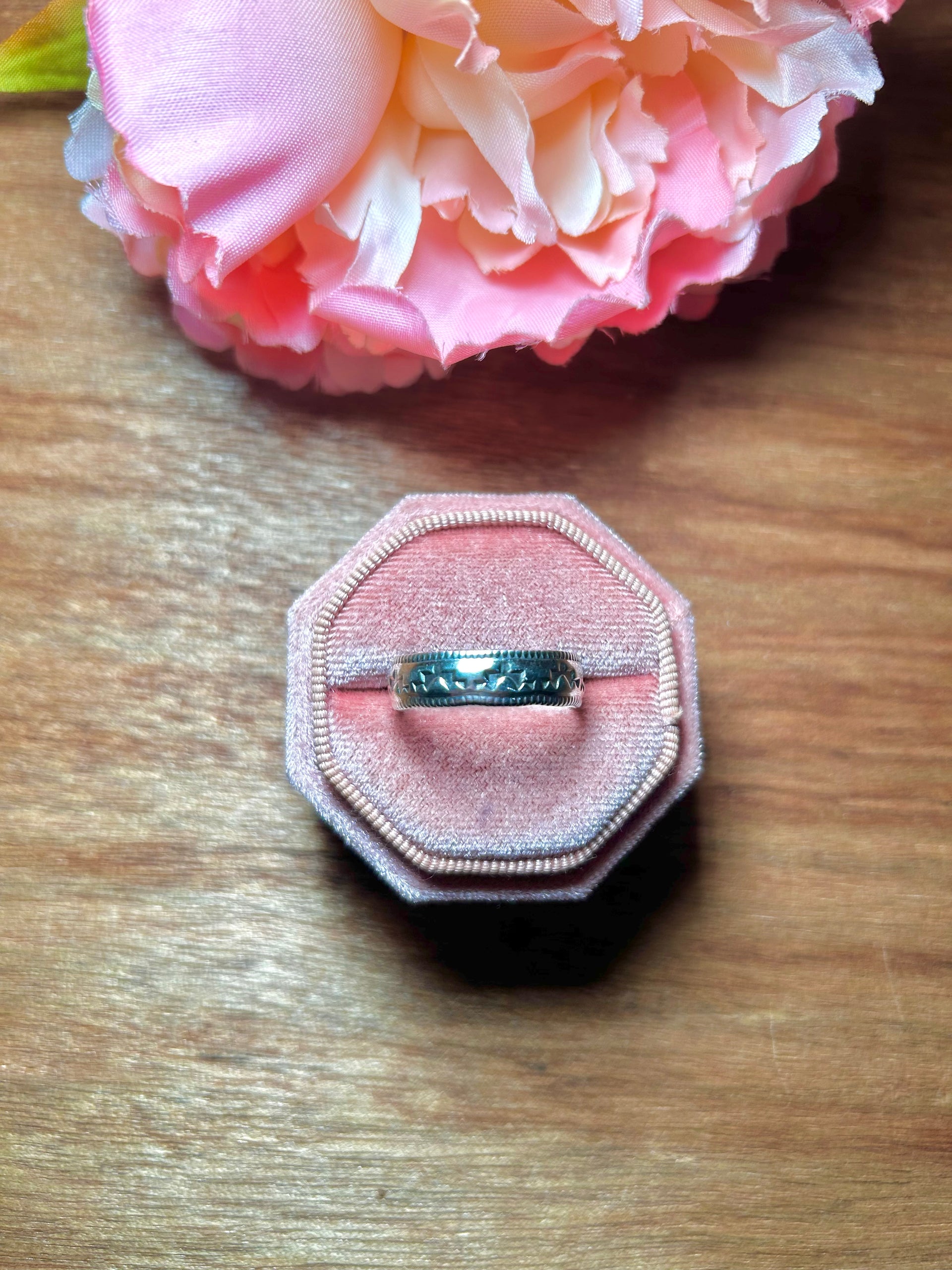 Navajo Made Sterling Silver Ring Size 10.5