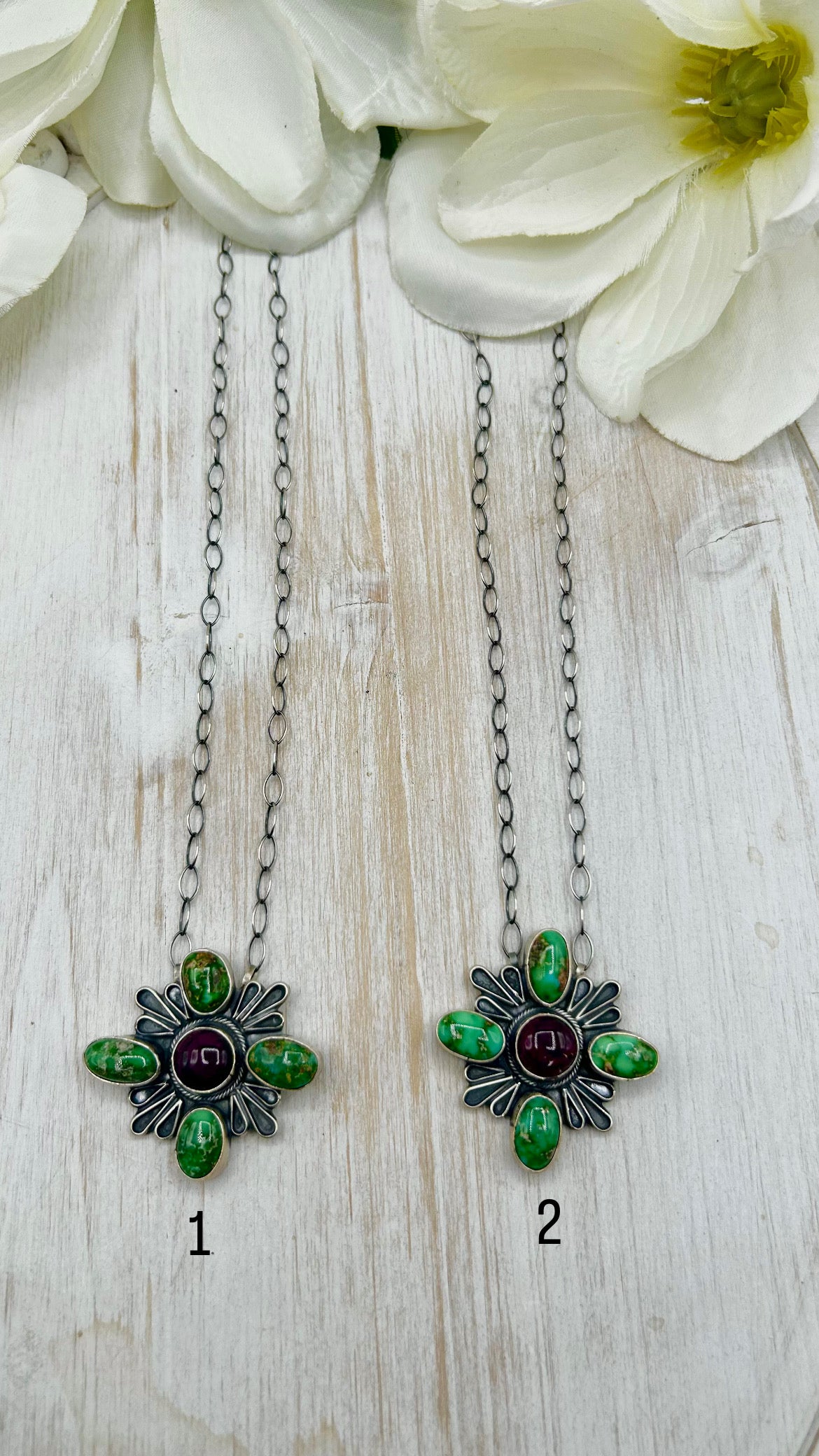 Travis Jim Multi Stone & Sterling Silver Necklace
