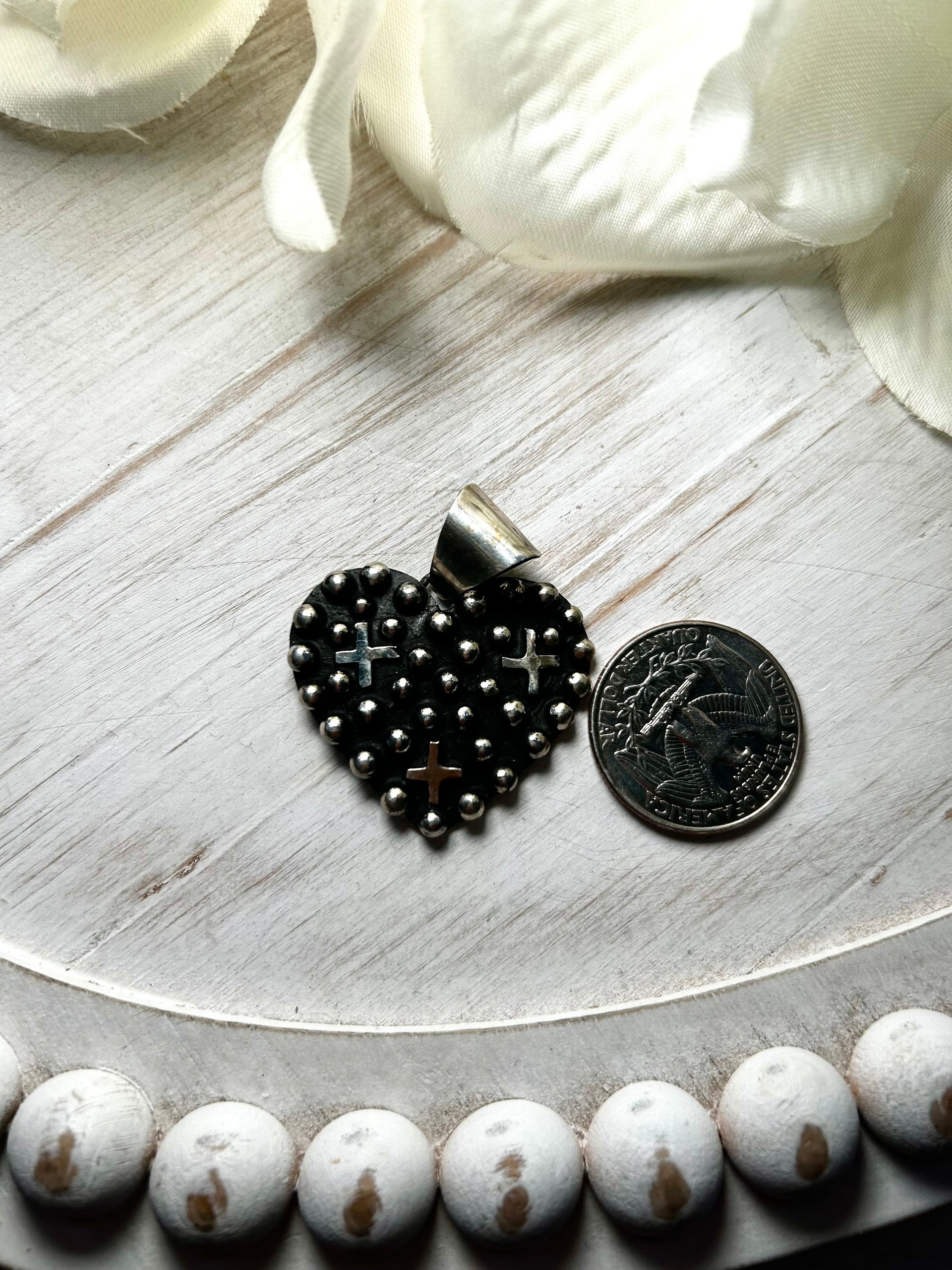 Navajo Made Sterling Silver Pendant