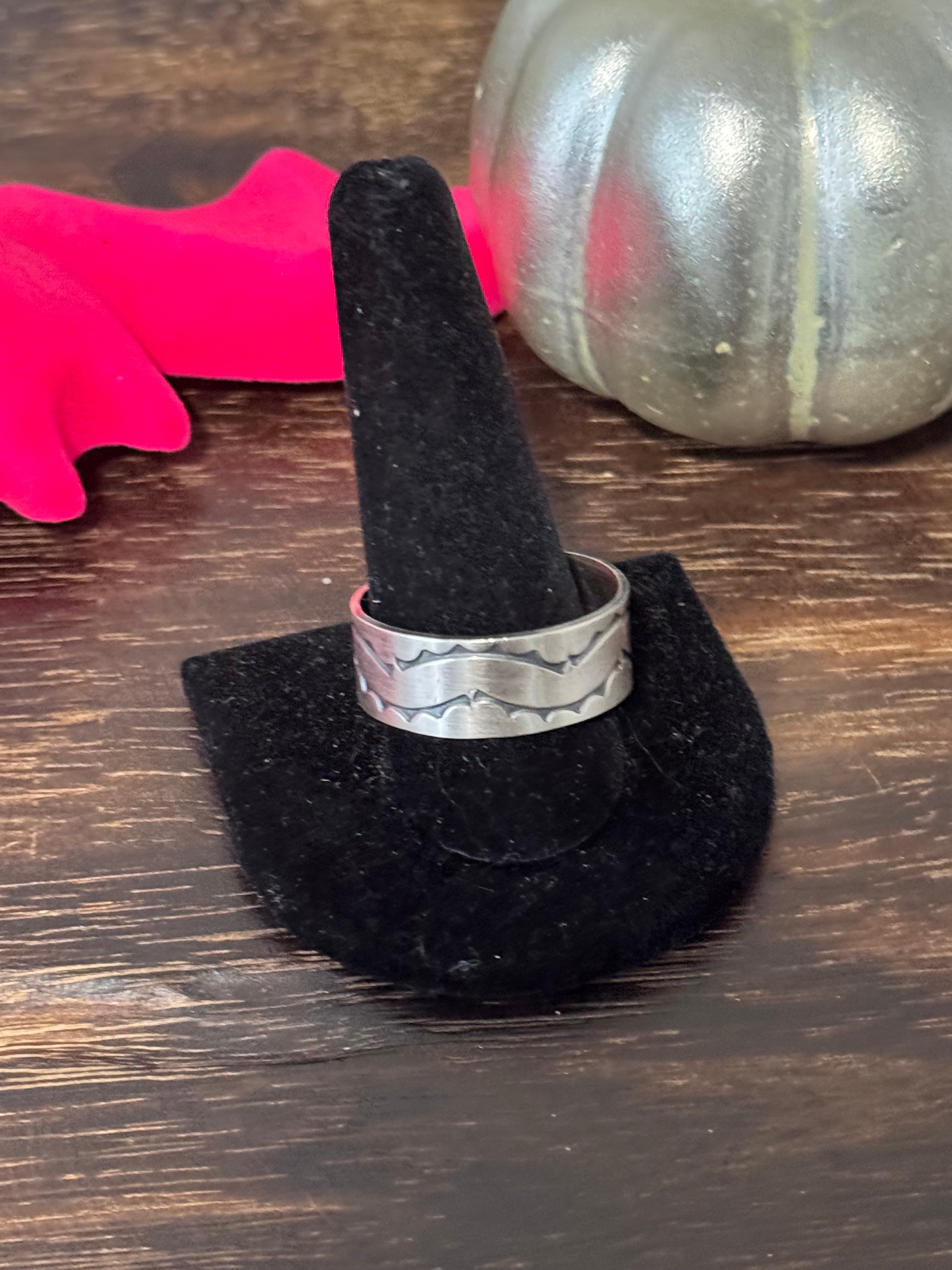 Navajo Made Sterling Silver Ring