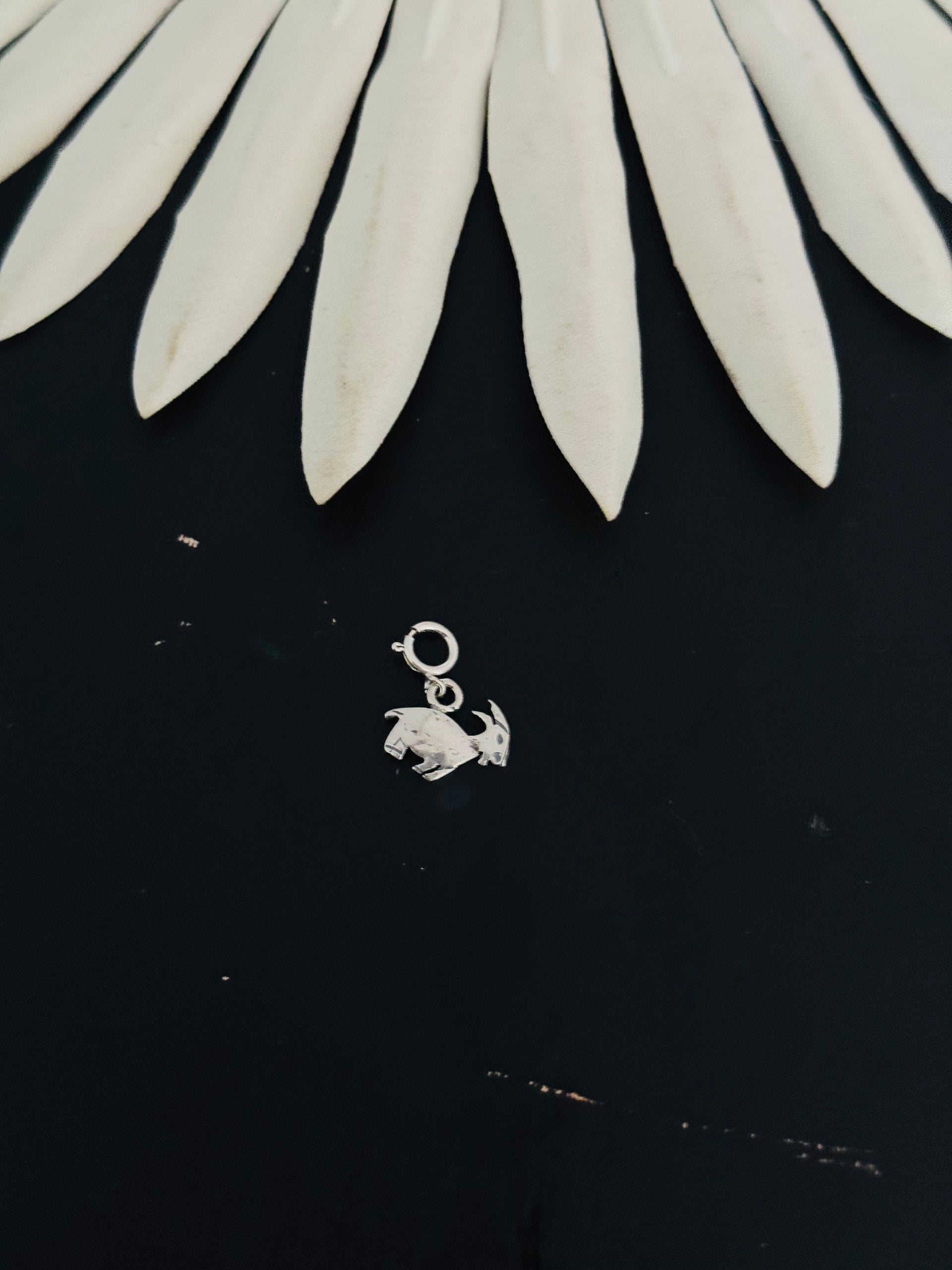 Navajo Made Sterling Silver Goat Cast Charms