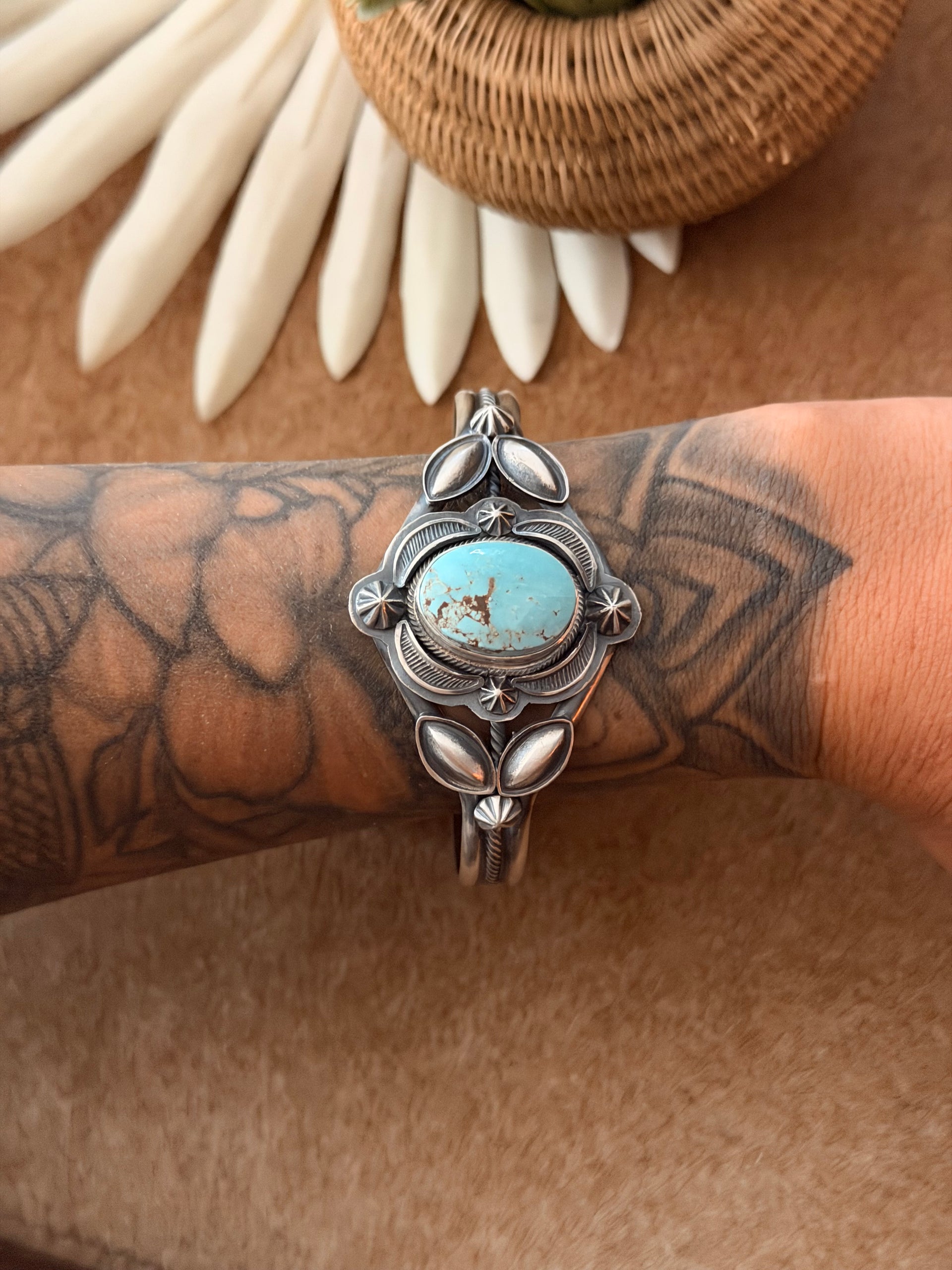 Randy Boyd Dry Creek Turquoise & Sterling Silver Cuff Bracelet