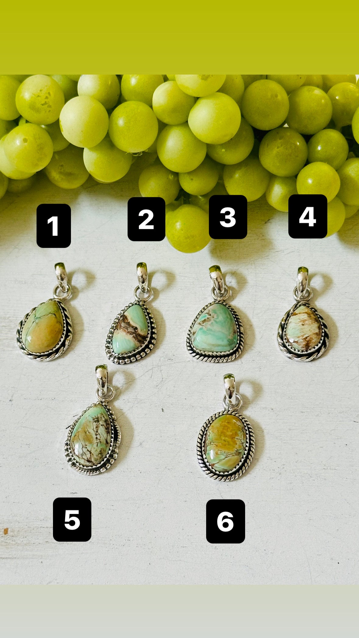 Southwest Handmade Turquoise & Sterling Silver Pendant