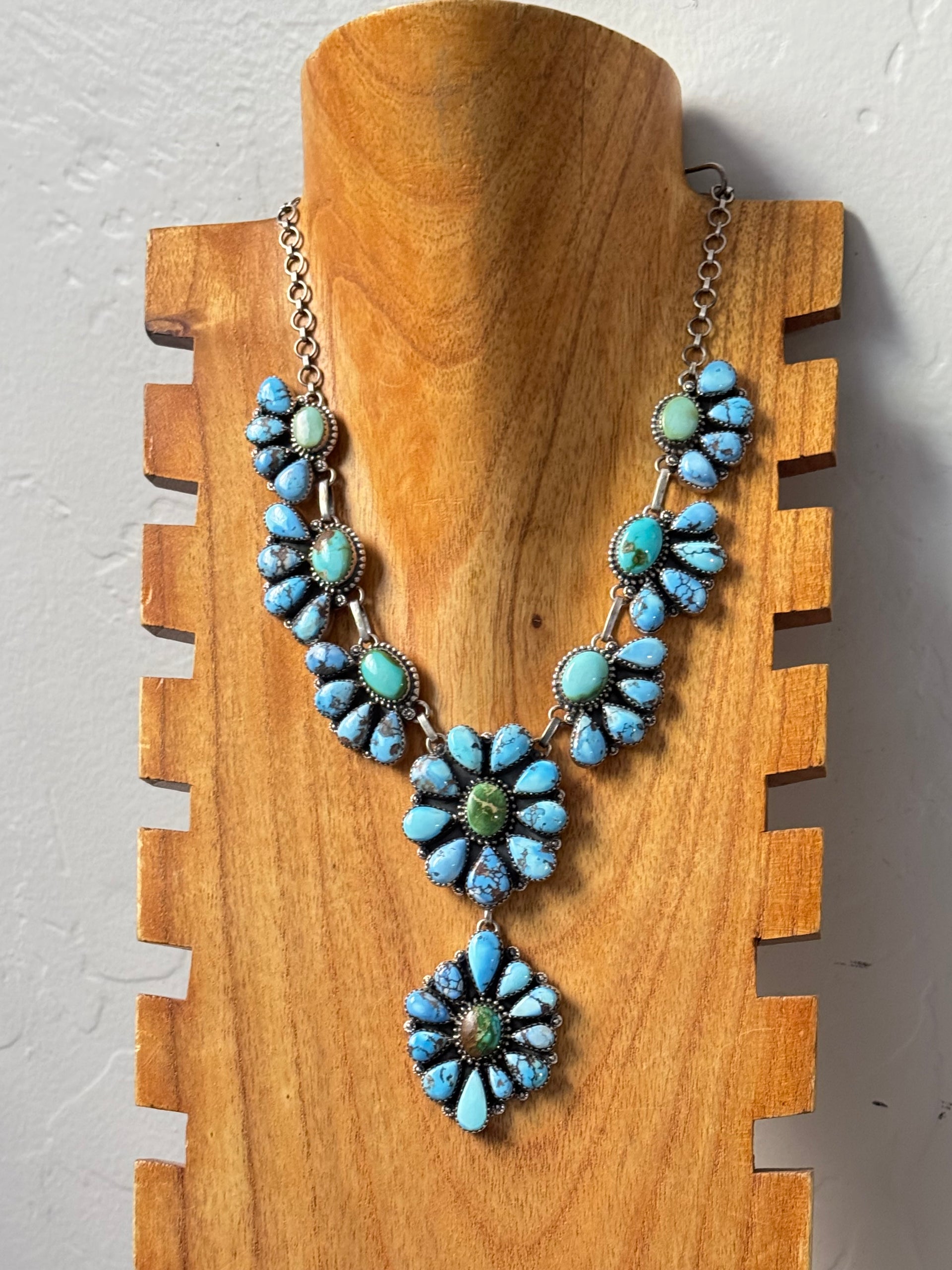 Southwest Made Multi Stone & Sterling Silver Necklace
