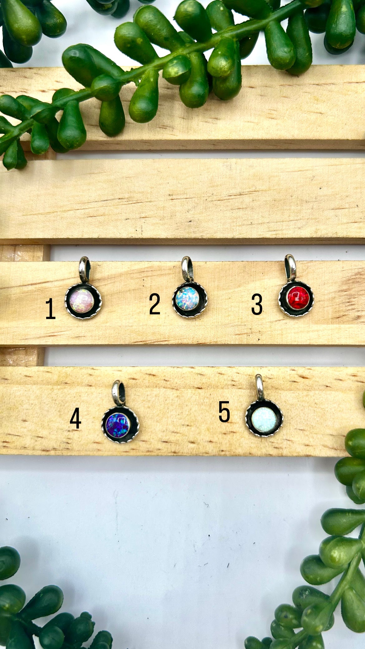 Navajo Made Opal & Sterling Silver Pendant