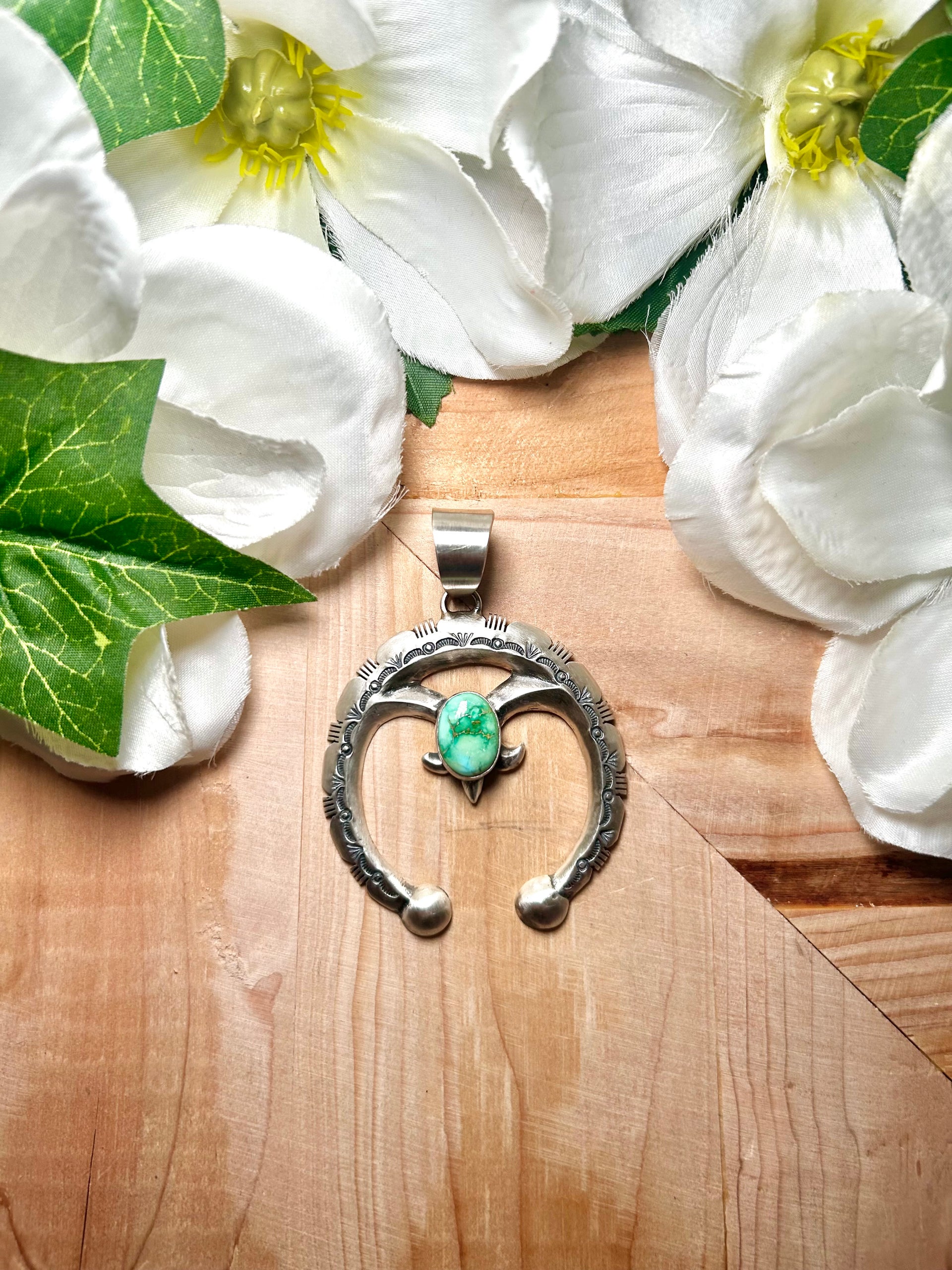 Rick Tolino Sonoran Gold Turquoise & Sterling Silver Pendant