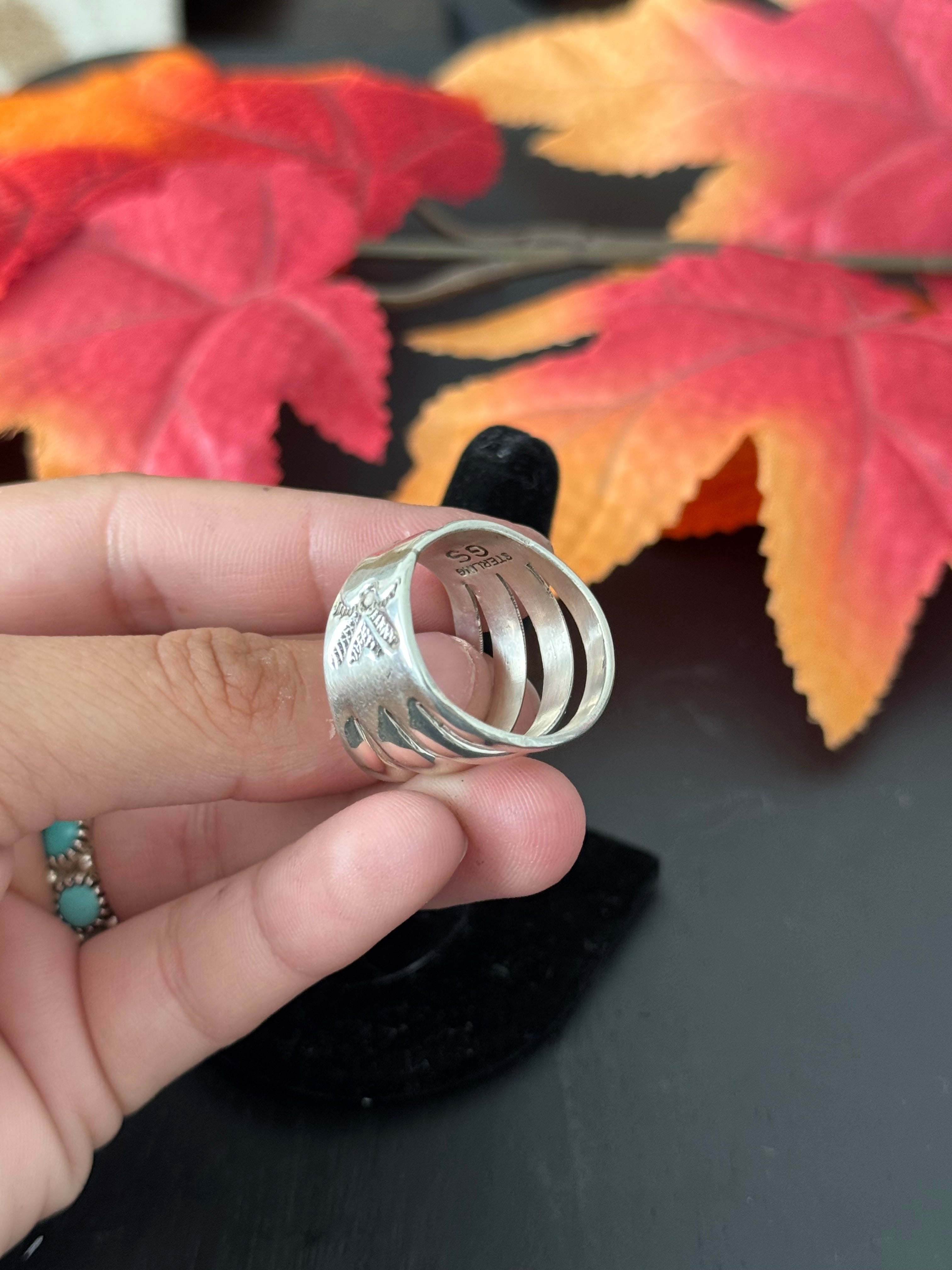 Navajo Made Sterling Silver Ring