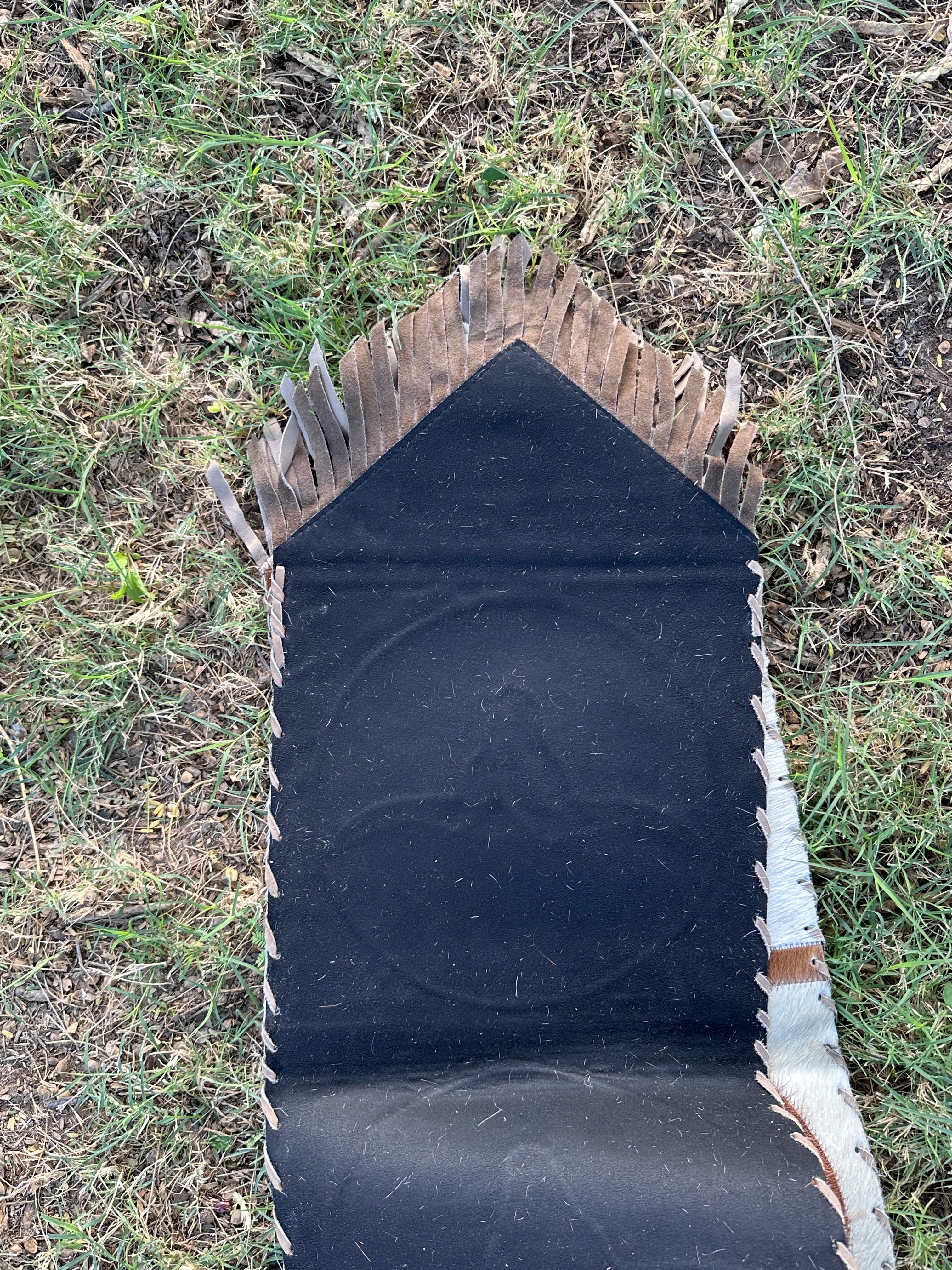 Genuine Leather Cowhide Table Runner