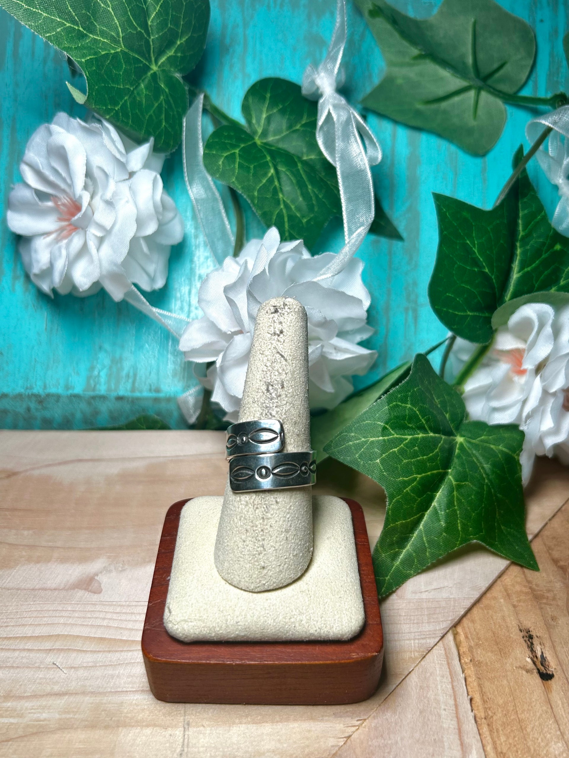 Landon Secatera Sterling Silver Adjustable Ring