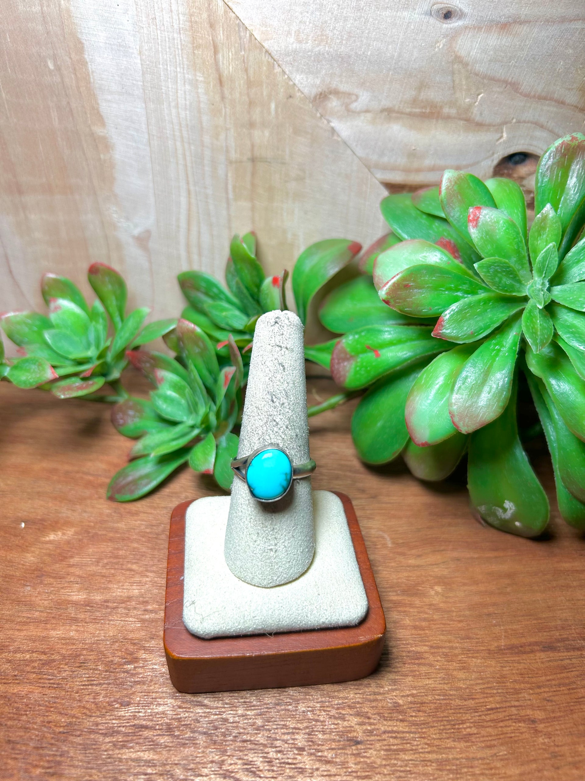 Scott Skeets Sonoran Gold Turquoise & Sterling Silver Adjustable Ring