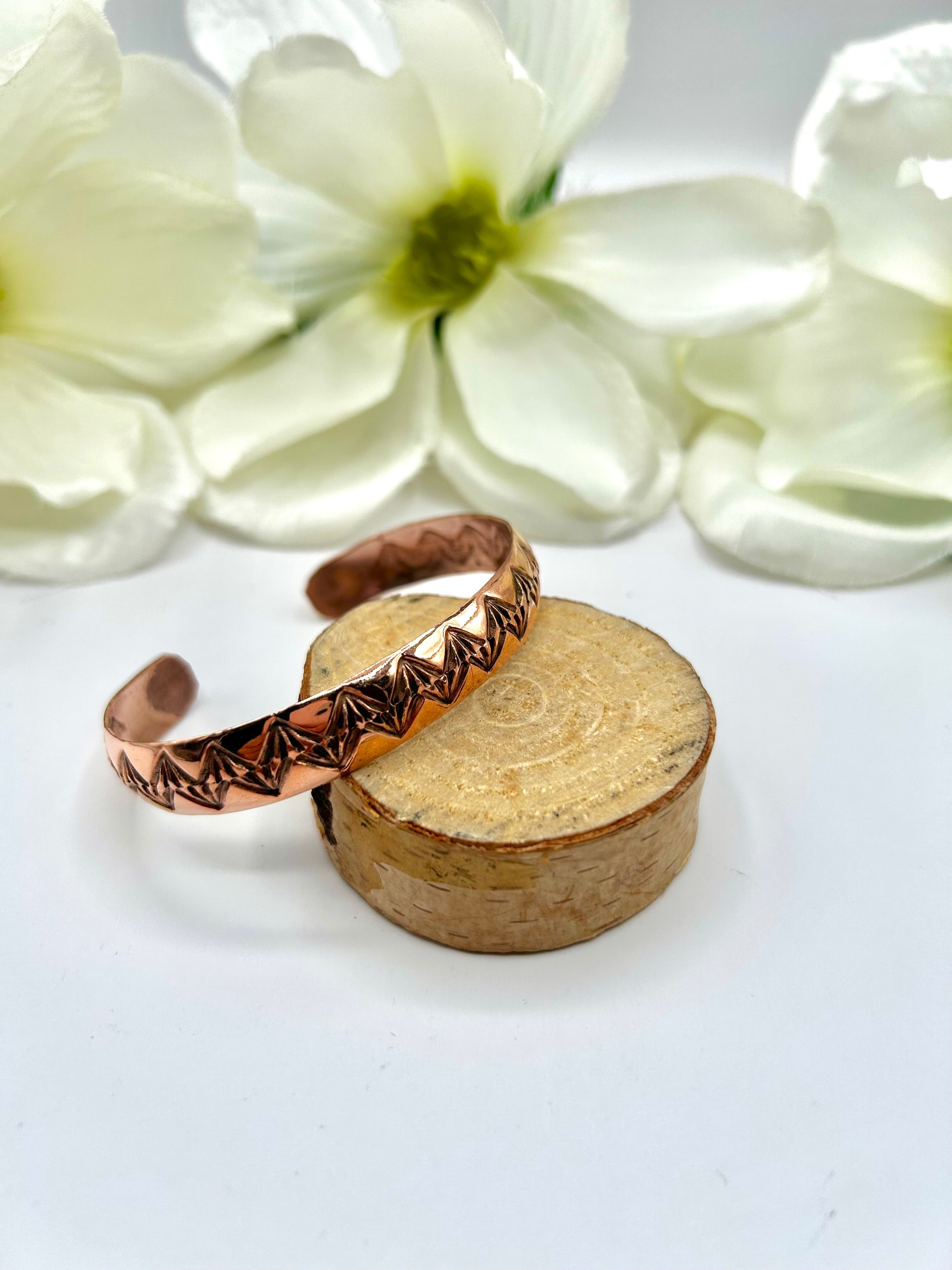 Navajo Made Copper Cuff Bracelet