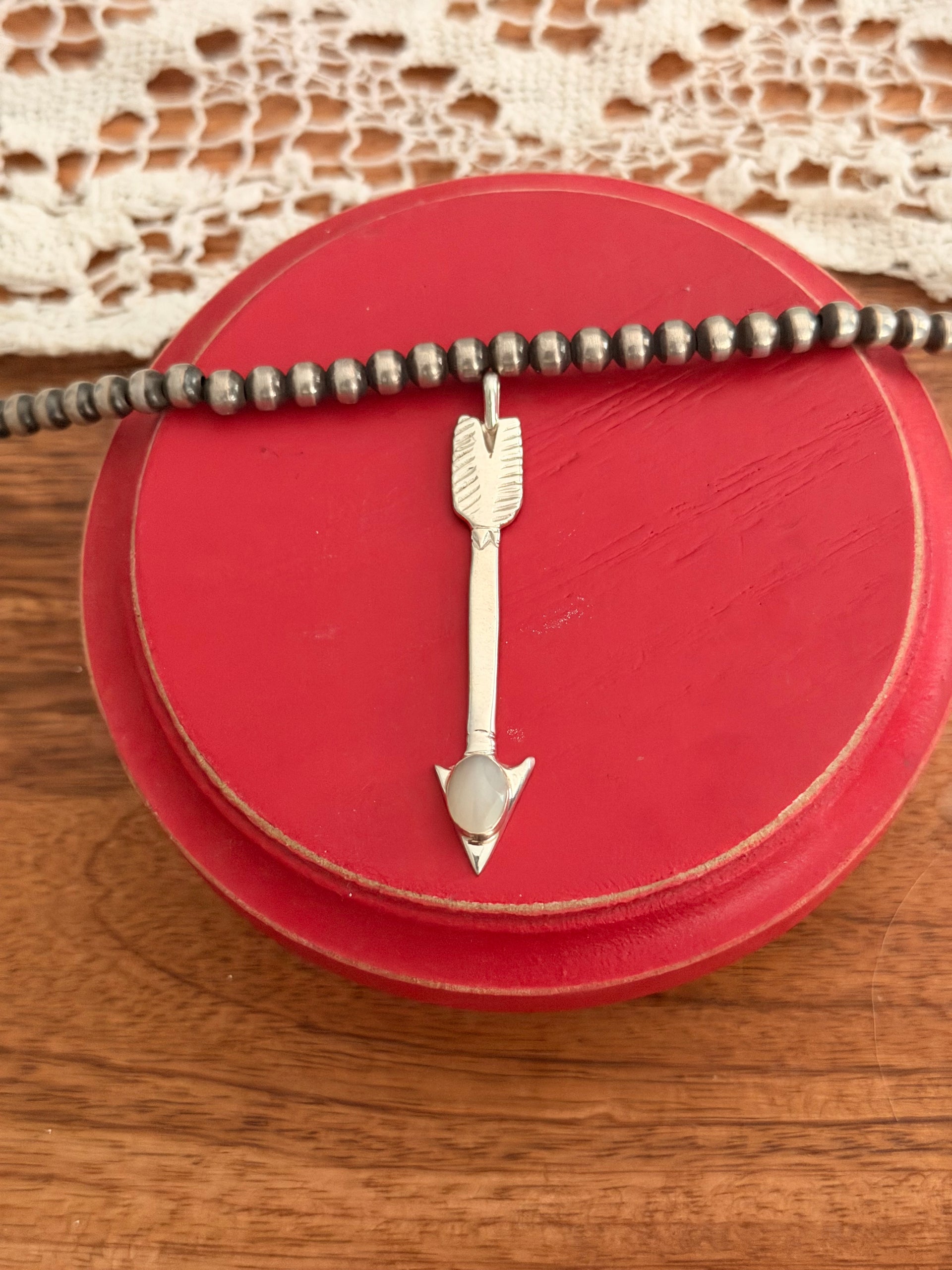 Navajo Made Sterling Silver Pendant