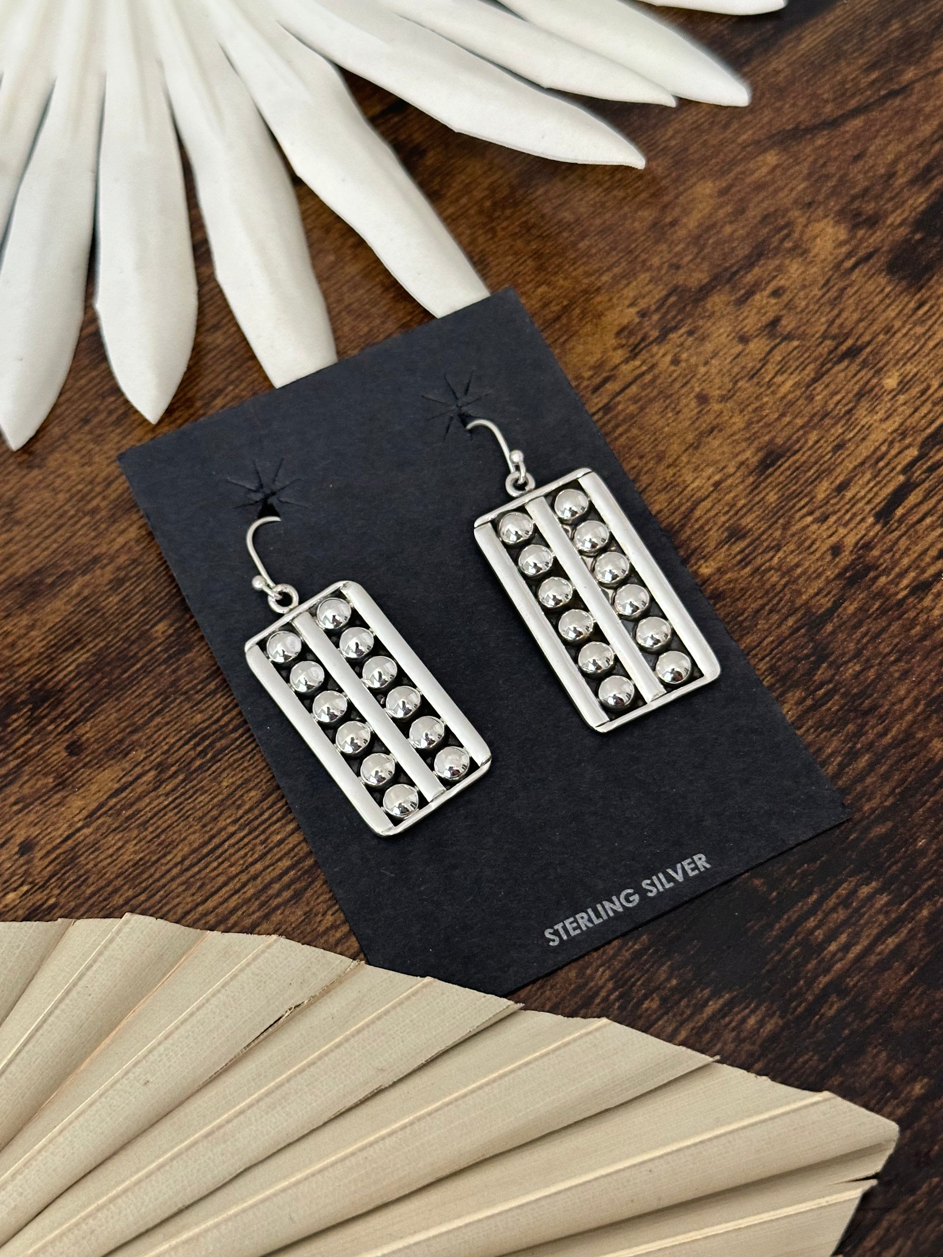 TTD “Dutton” Sterling Silver Dangle Earrings