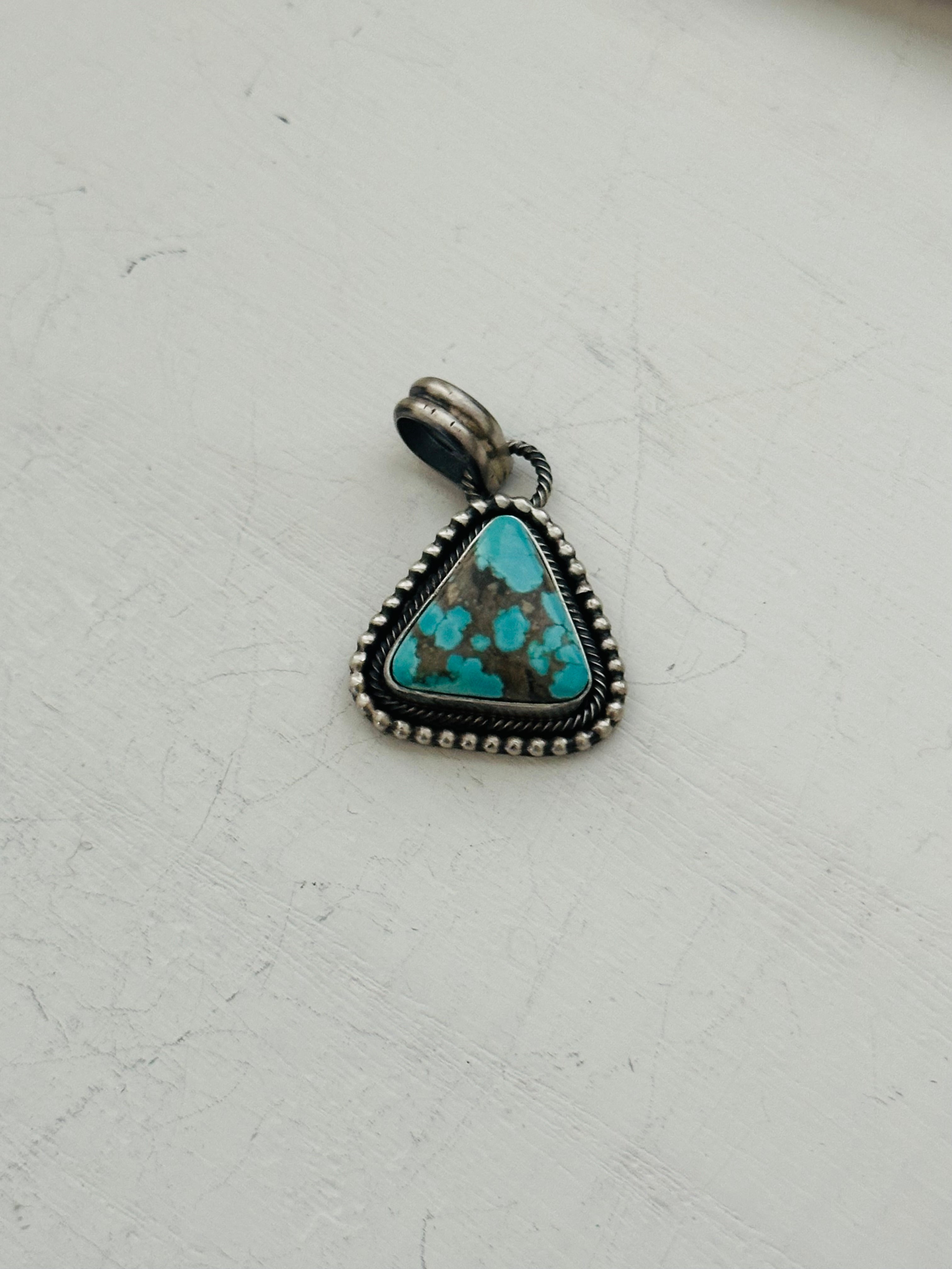 Scott Skeets Royston Turquoise & Sterling Silver Pendants