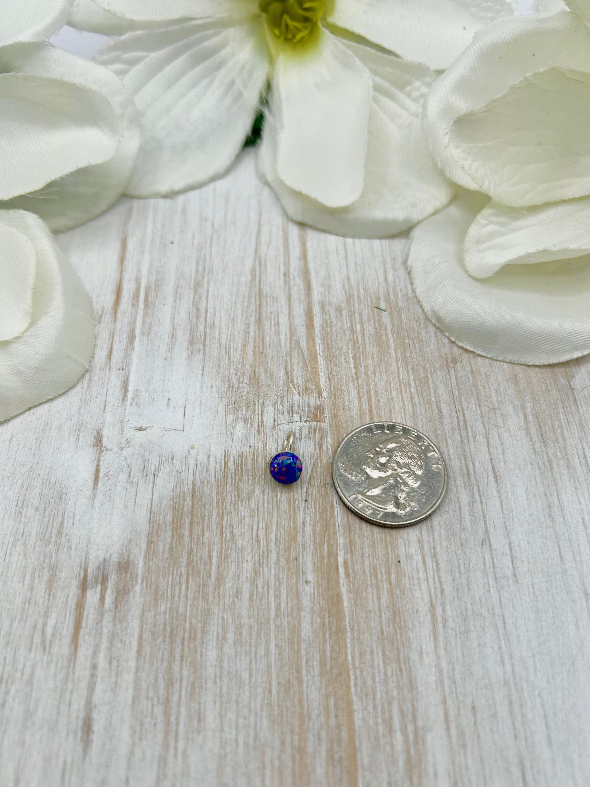 Navajo Made Opal & Sterling Silver Pendant