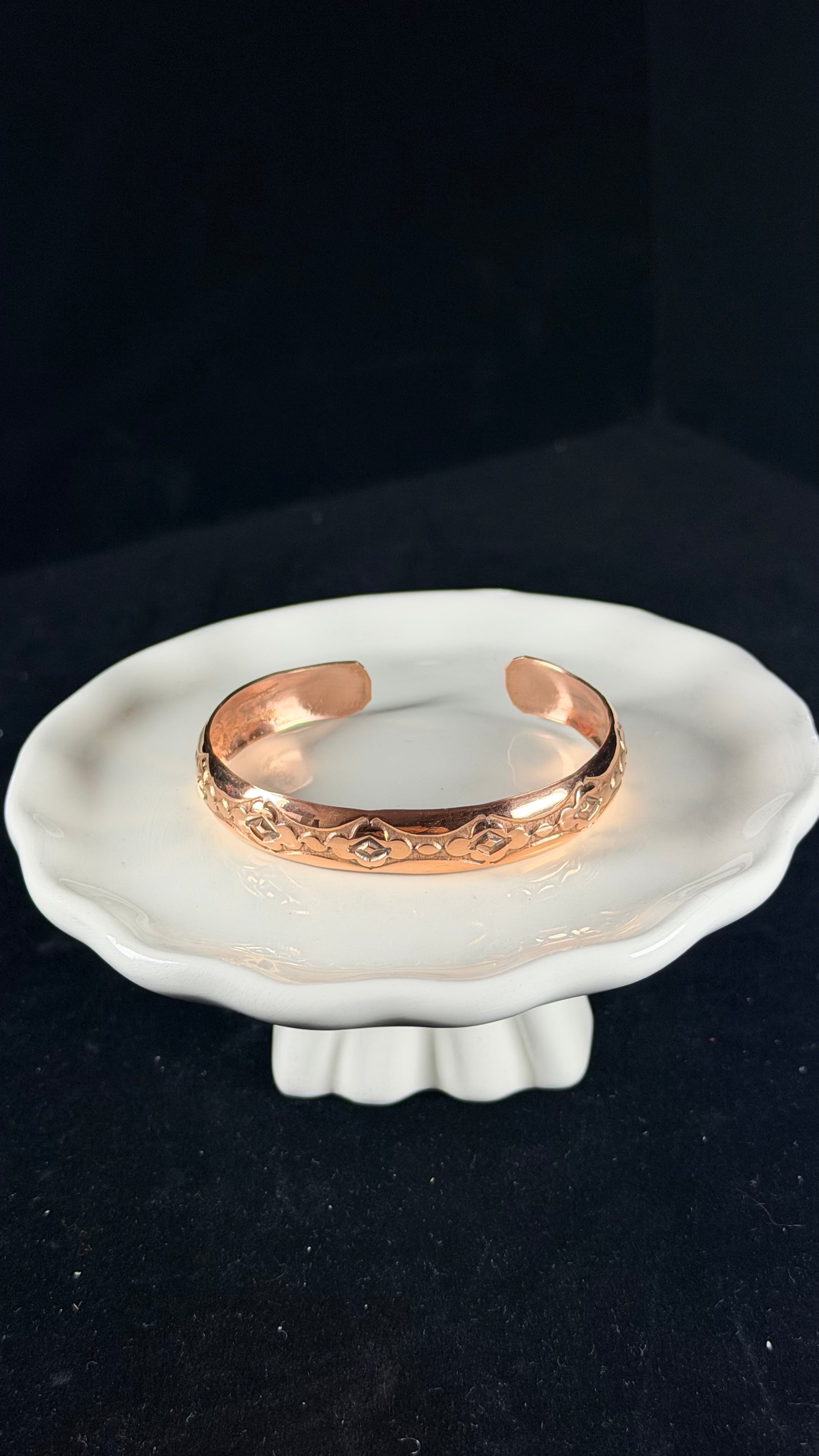 Navajo Made Copper Cuff Bracelet