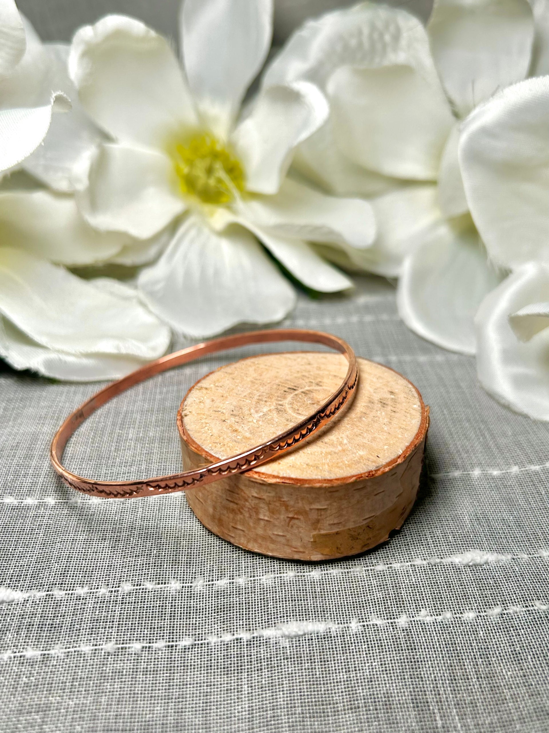 Navajo Made Copper Bangle Bracelet