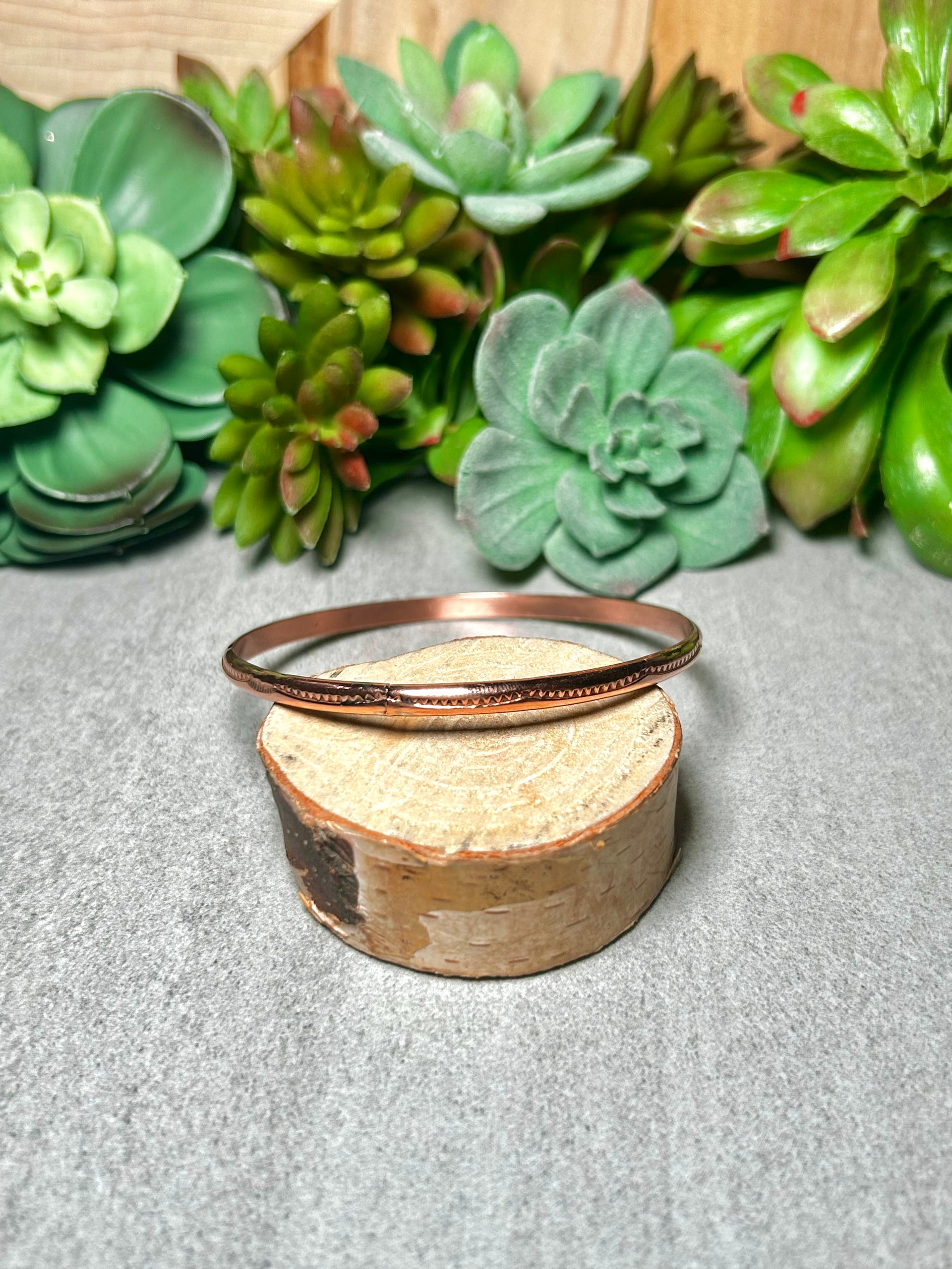 Navajo Made Copper Bangle Bracelet