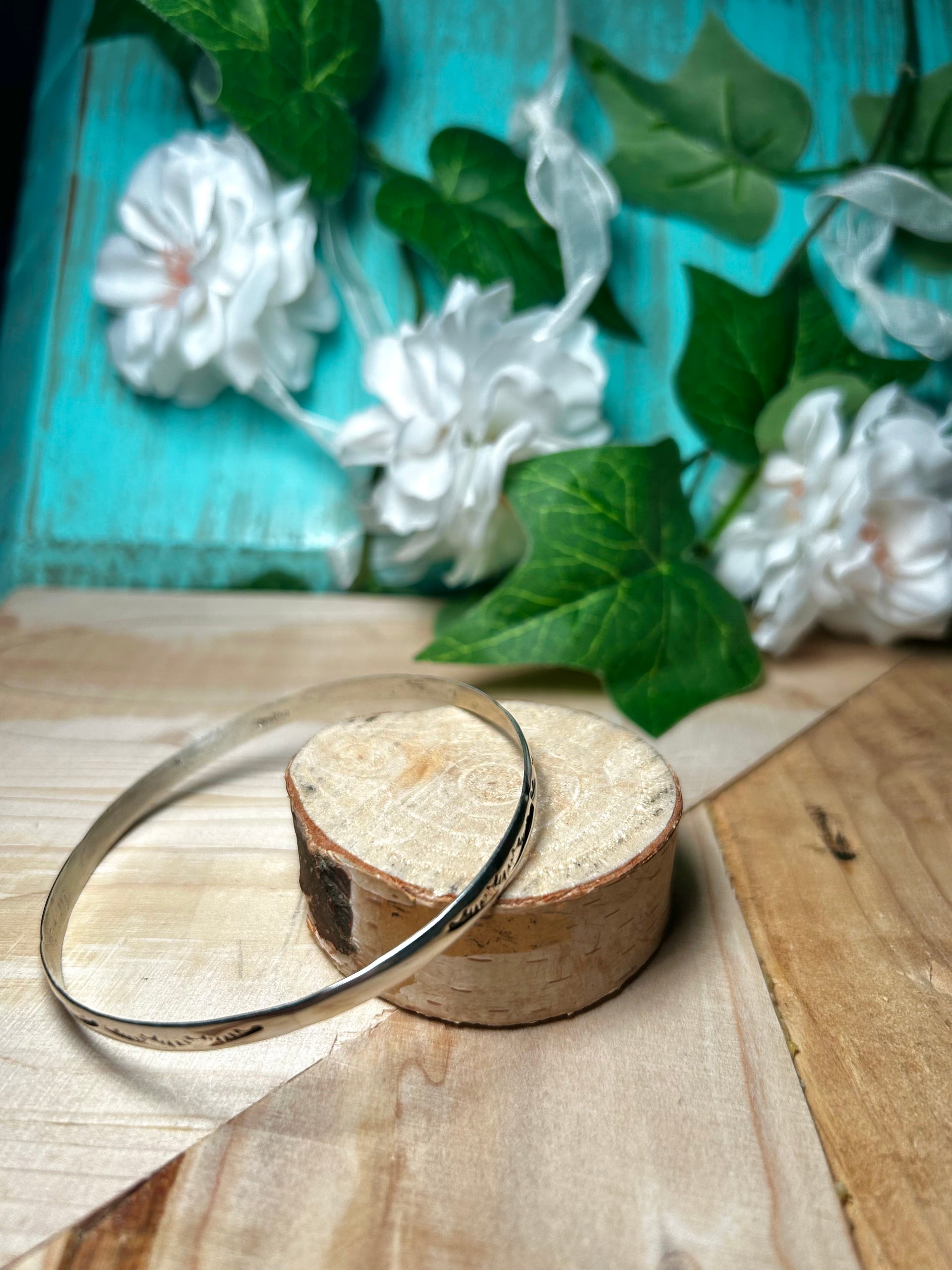 Navajo Made Sterling Silver Bangle Bracelet