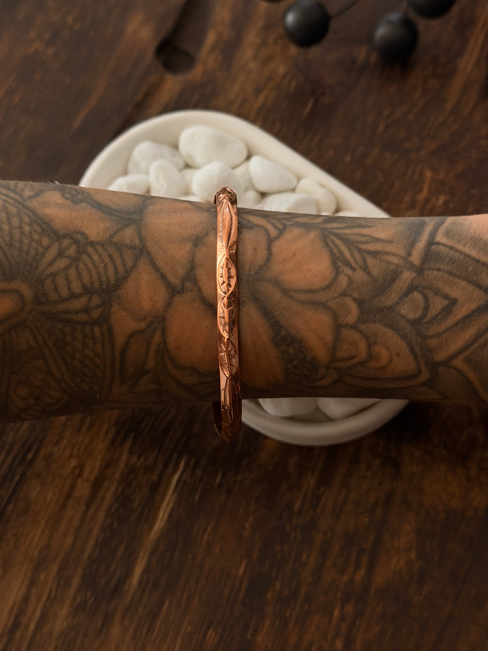 Navajo Made Copper Cuff Bracelet
