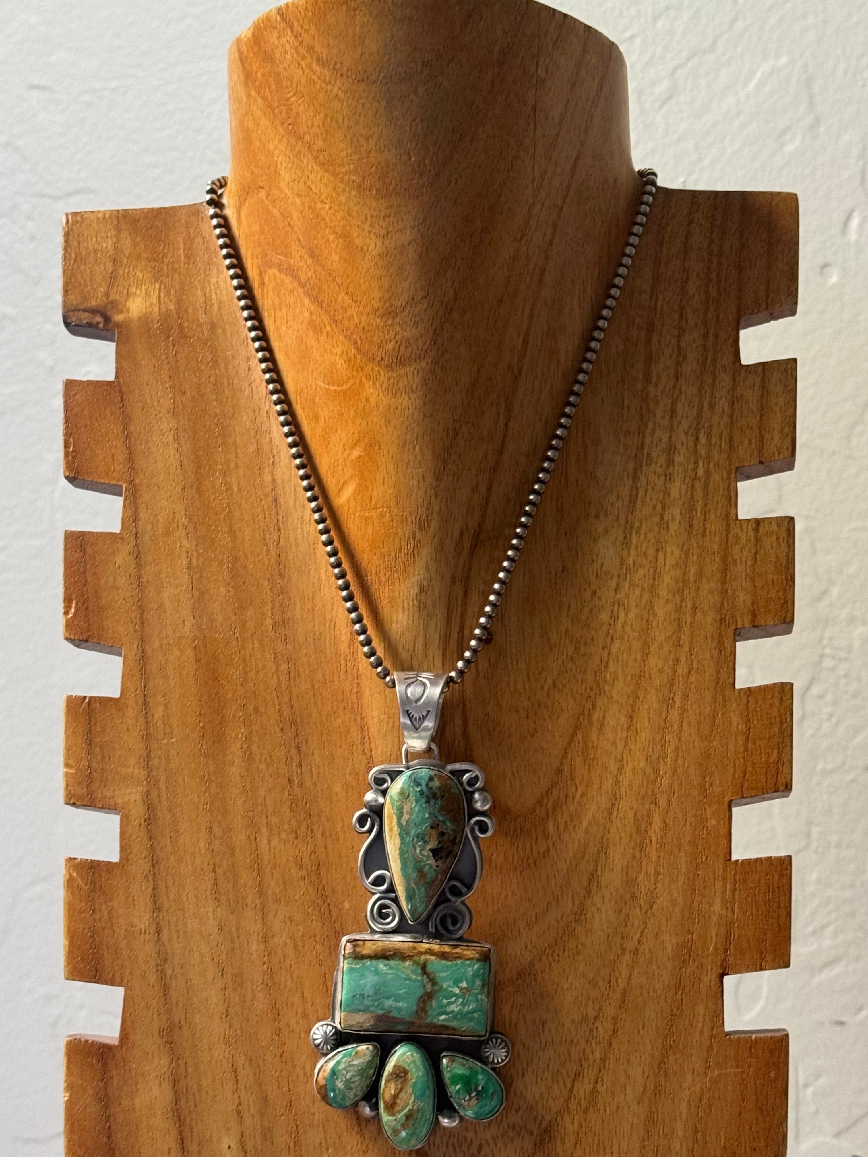 Boyd Ashley Royston Turquoise & Sterling Silver Pendant