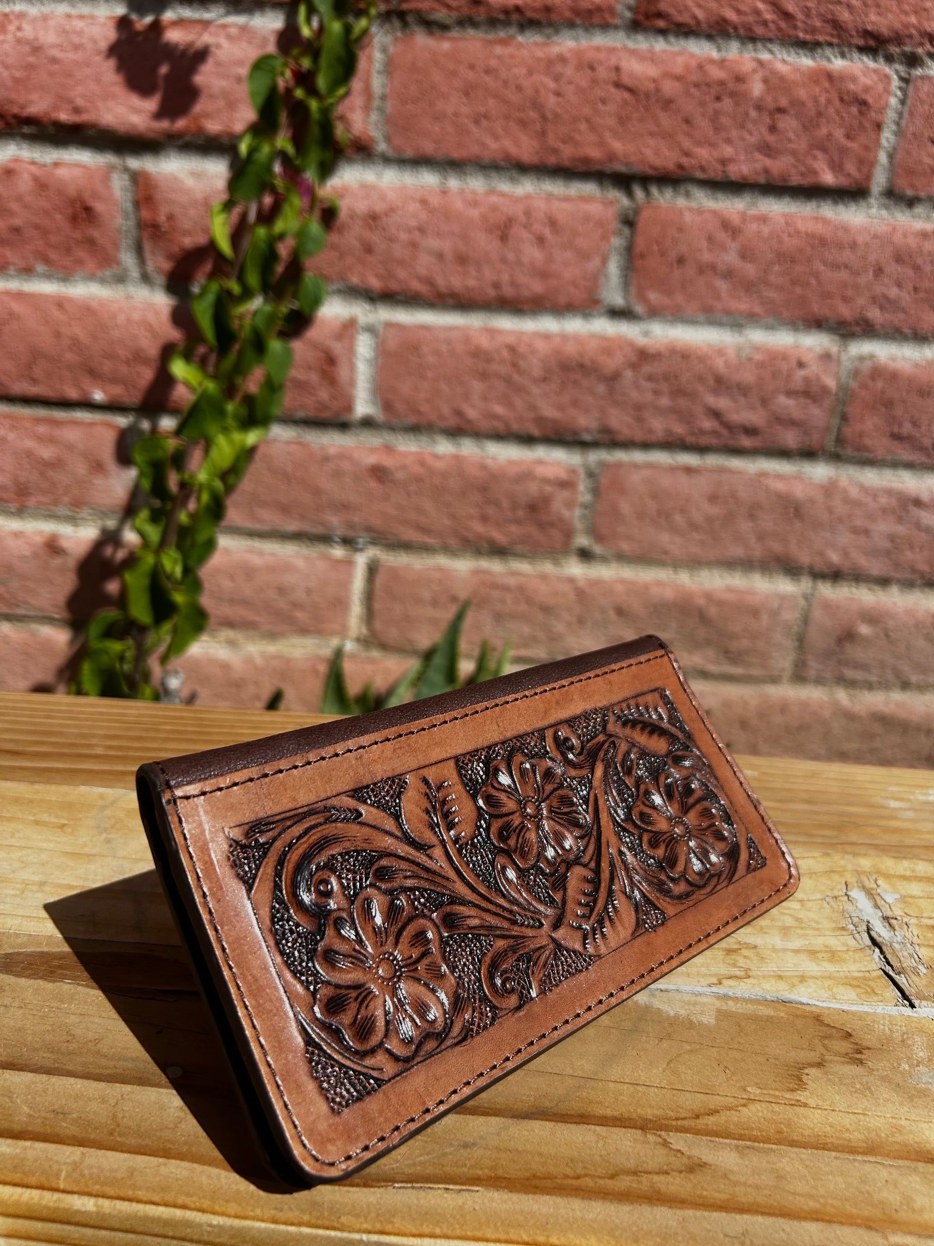 Genuine Tooled Leather Wallet