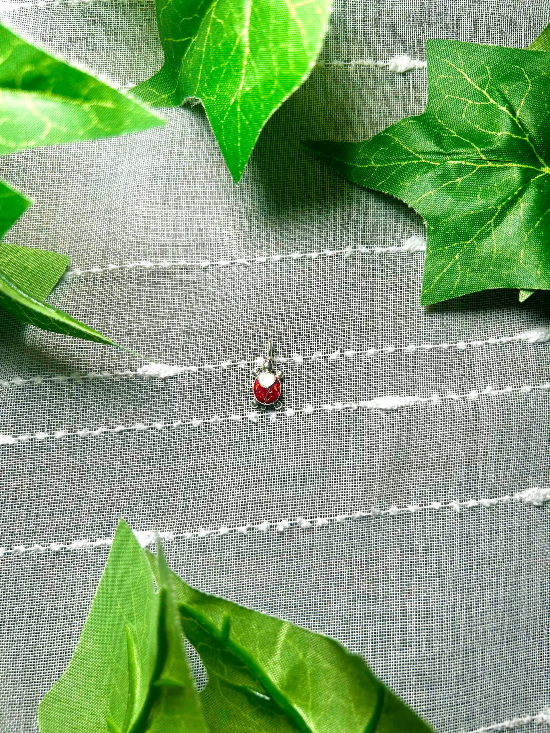 Zuni Multi Stone & Sterling Silver Pendant