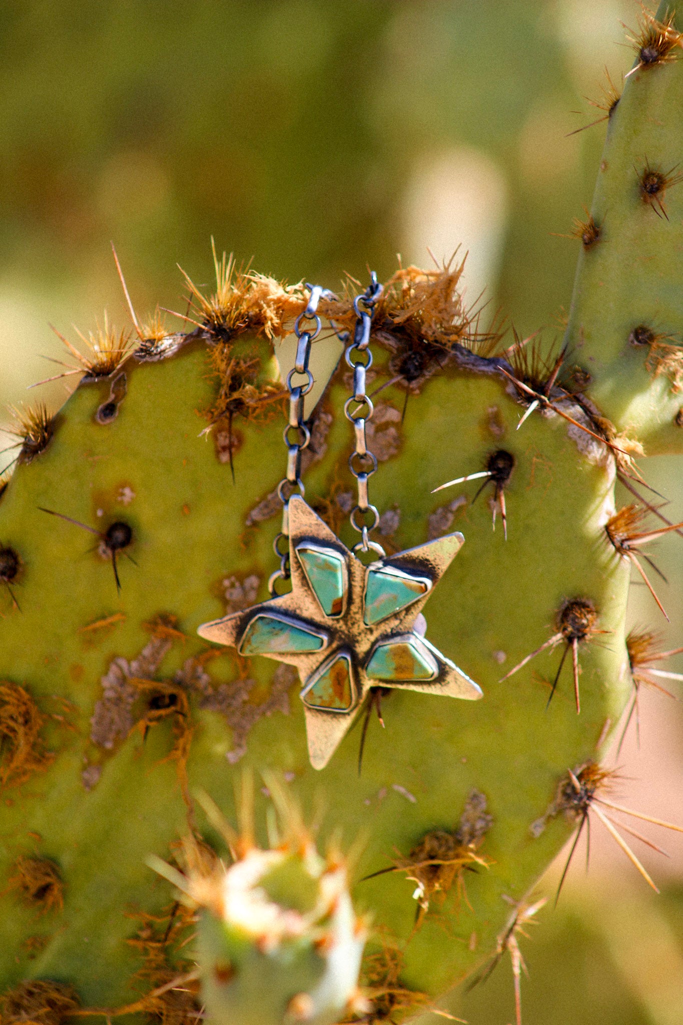 Jude Candelaria Kingman Turquoise & Sterling Silver Necklace