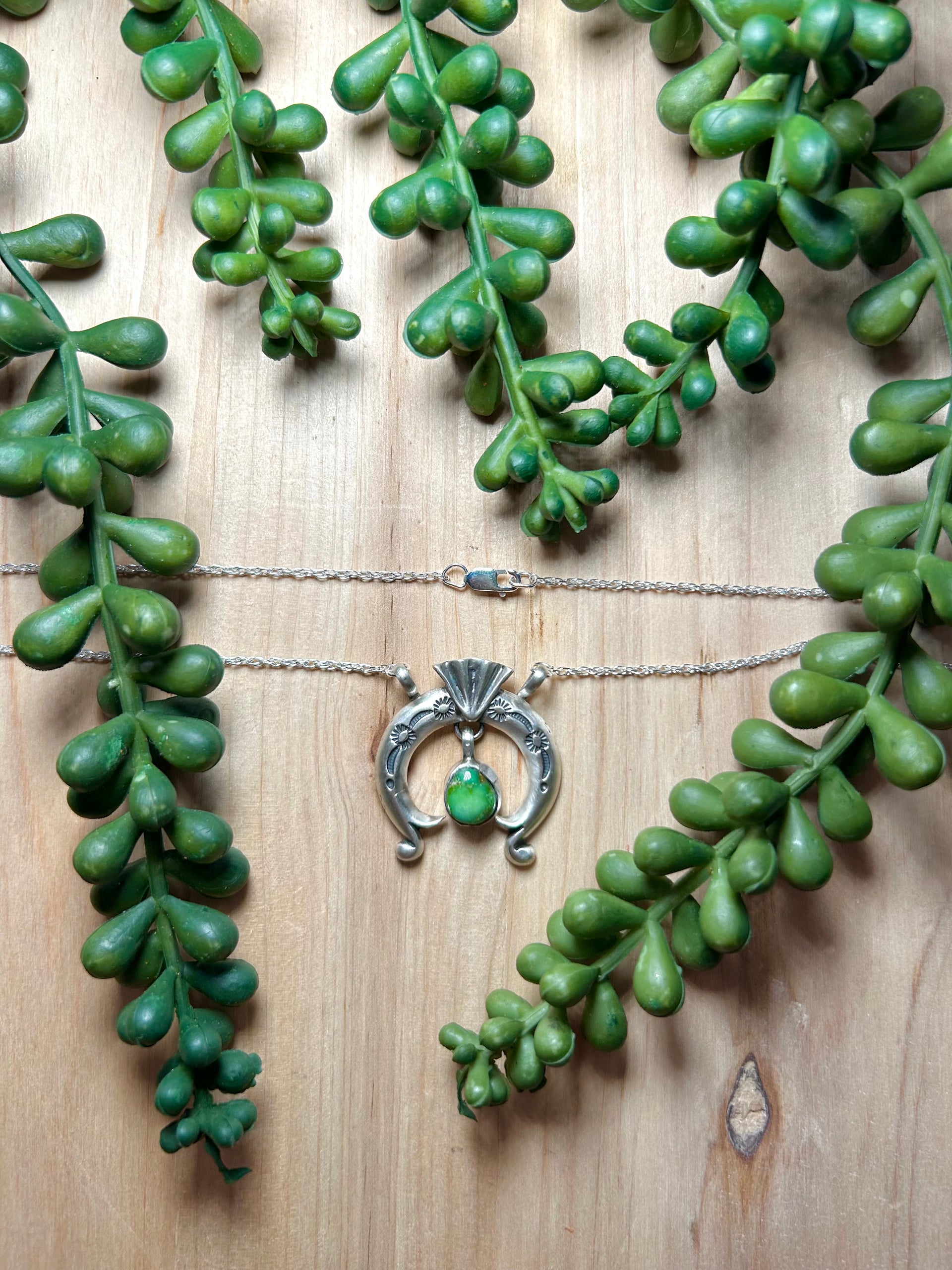 Gary Shorty Sonoran Mountain Turquoise & Sterling Silver Necklace