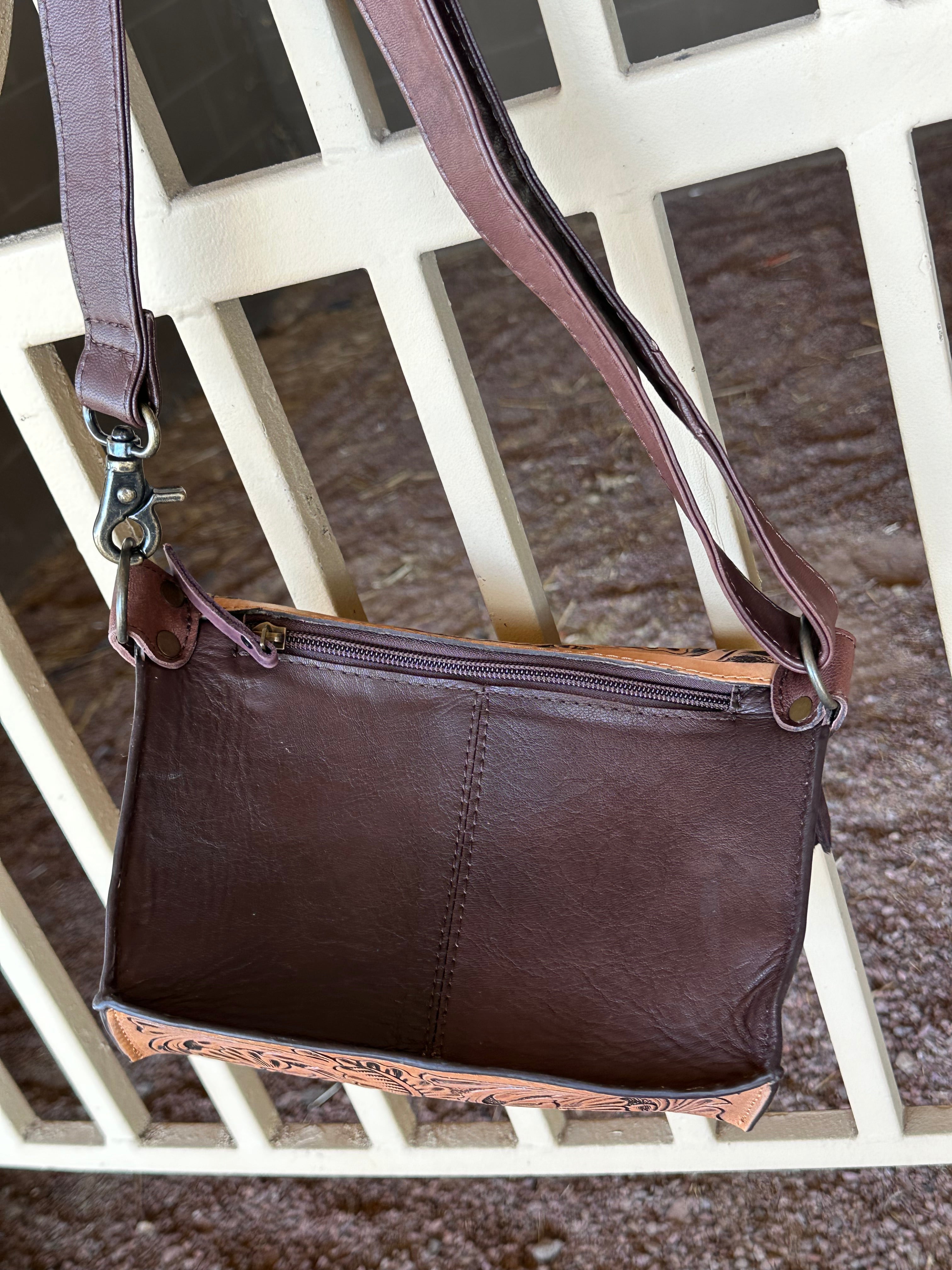 Genuine Tooled Leather Fanny Pack