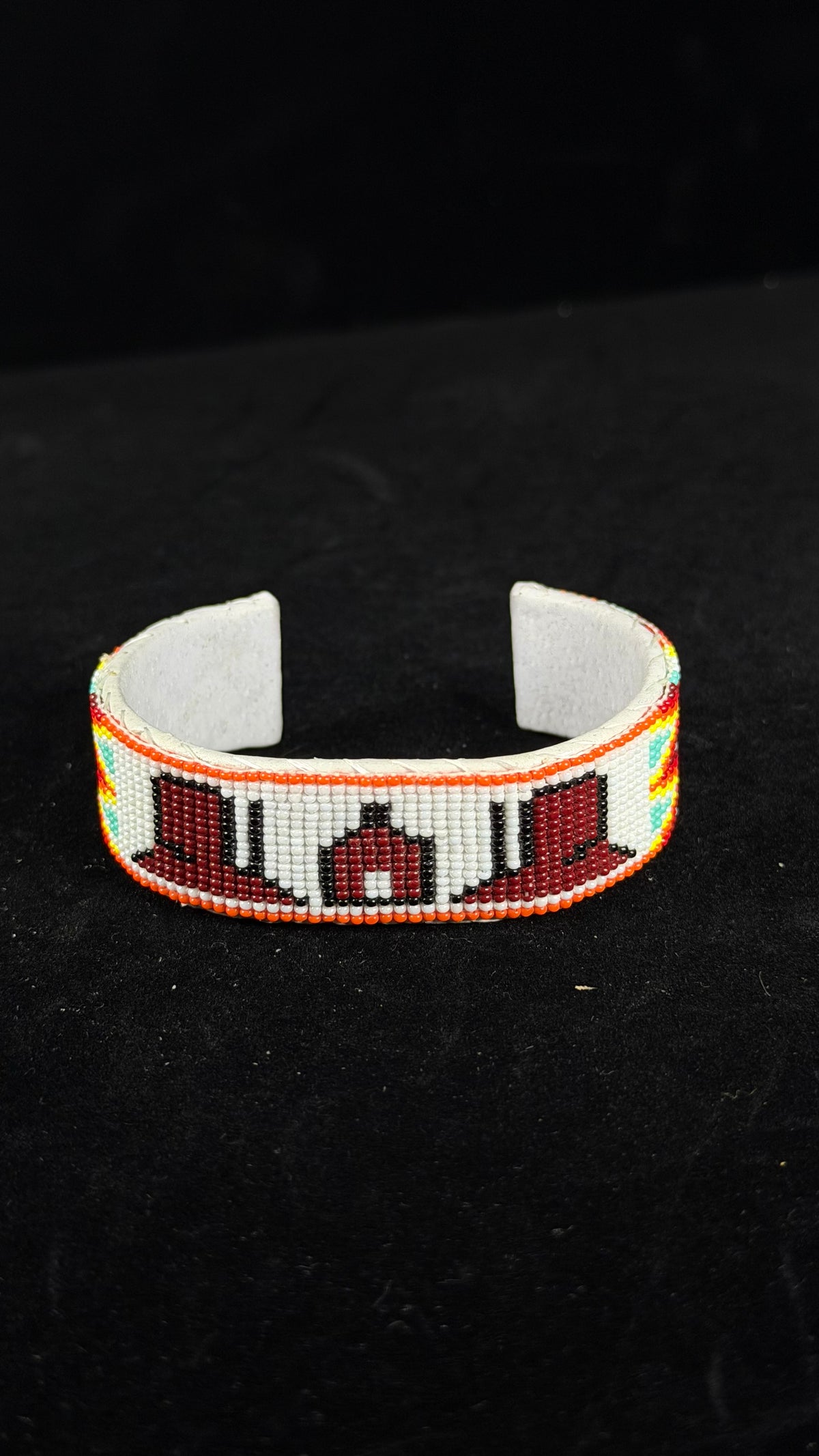 Navajo Made Beaded Cuff Bracelet