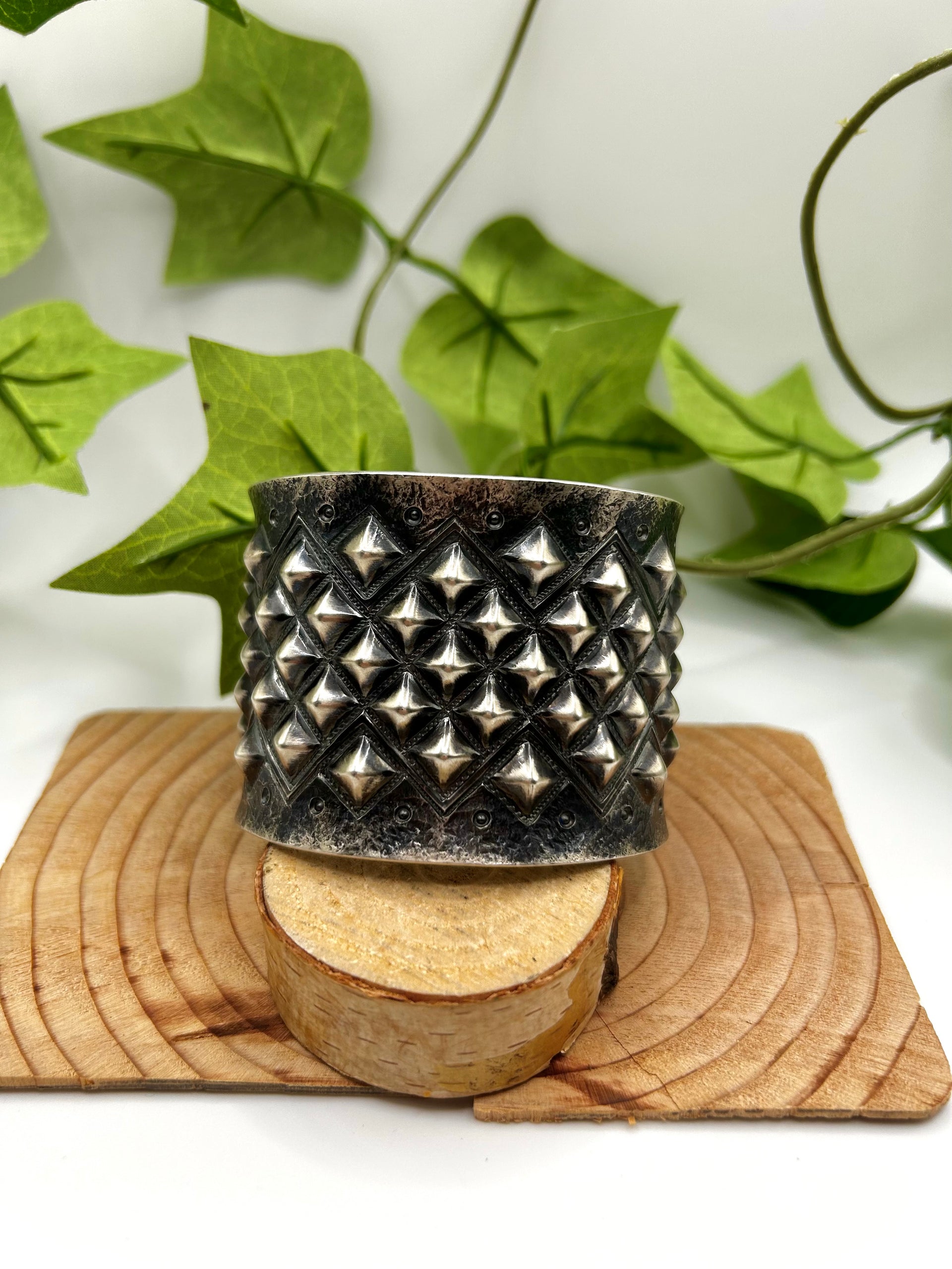 Navajo Made Sterling Silver Cuff Bracelet