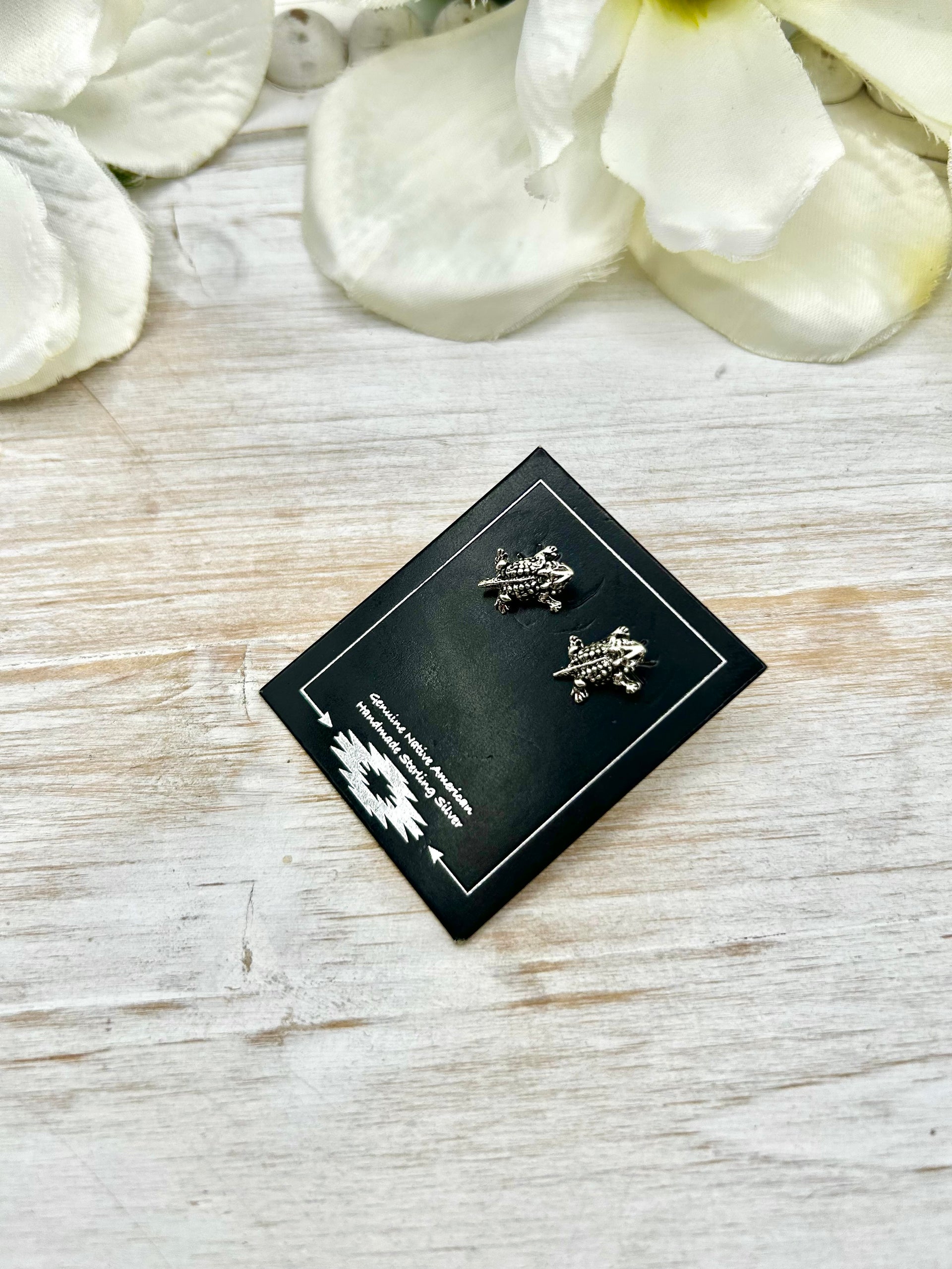 Navajo Made Sterling Silver Post Earrings