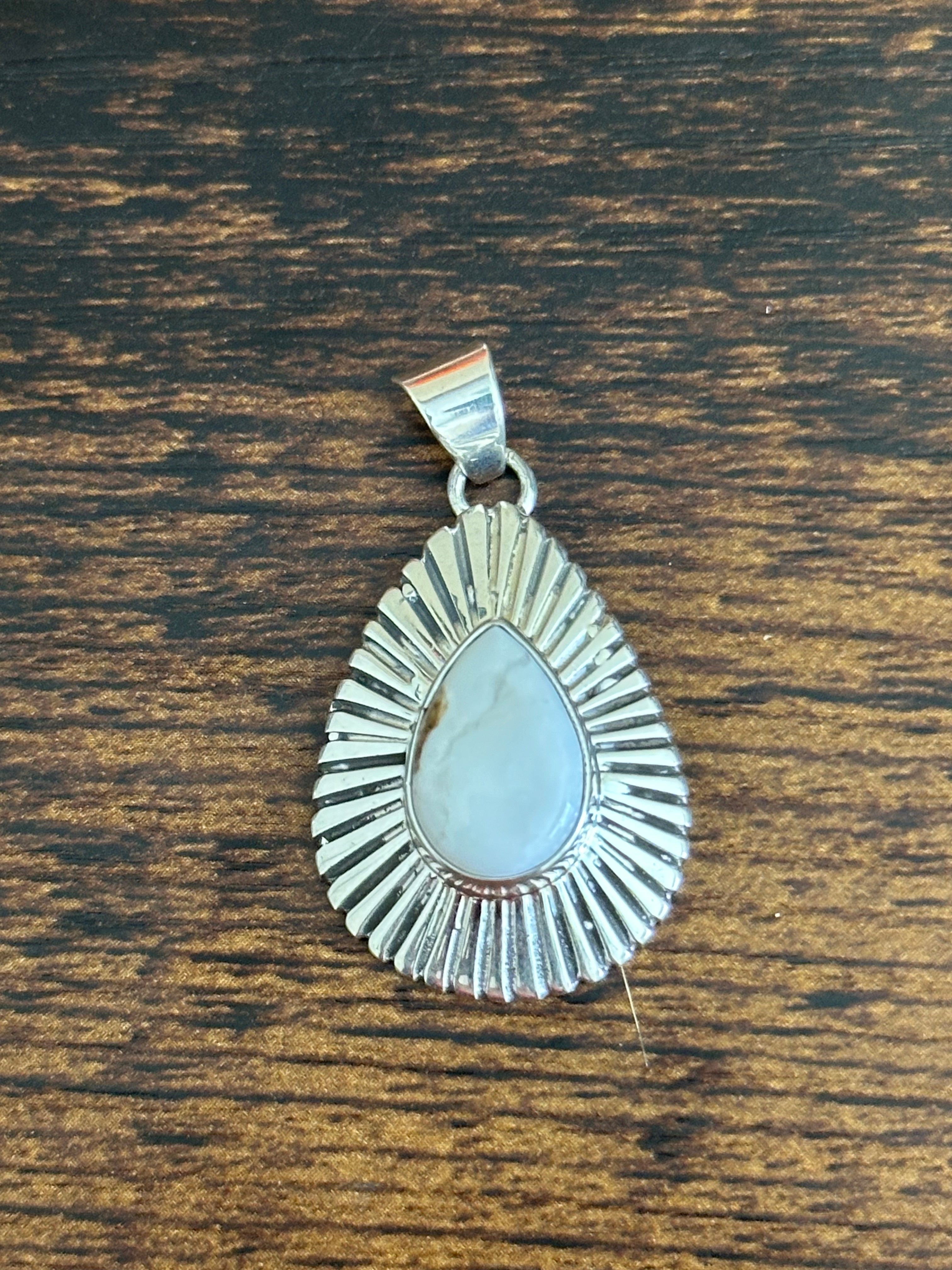 Navajo Made Sterling Silver Pendant