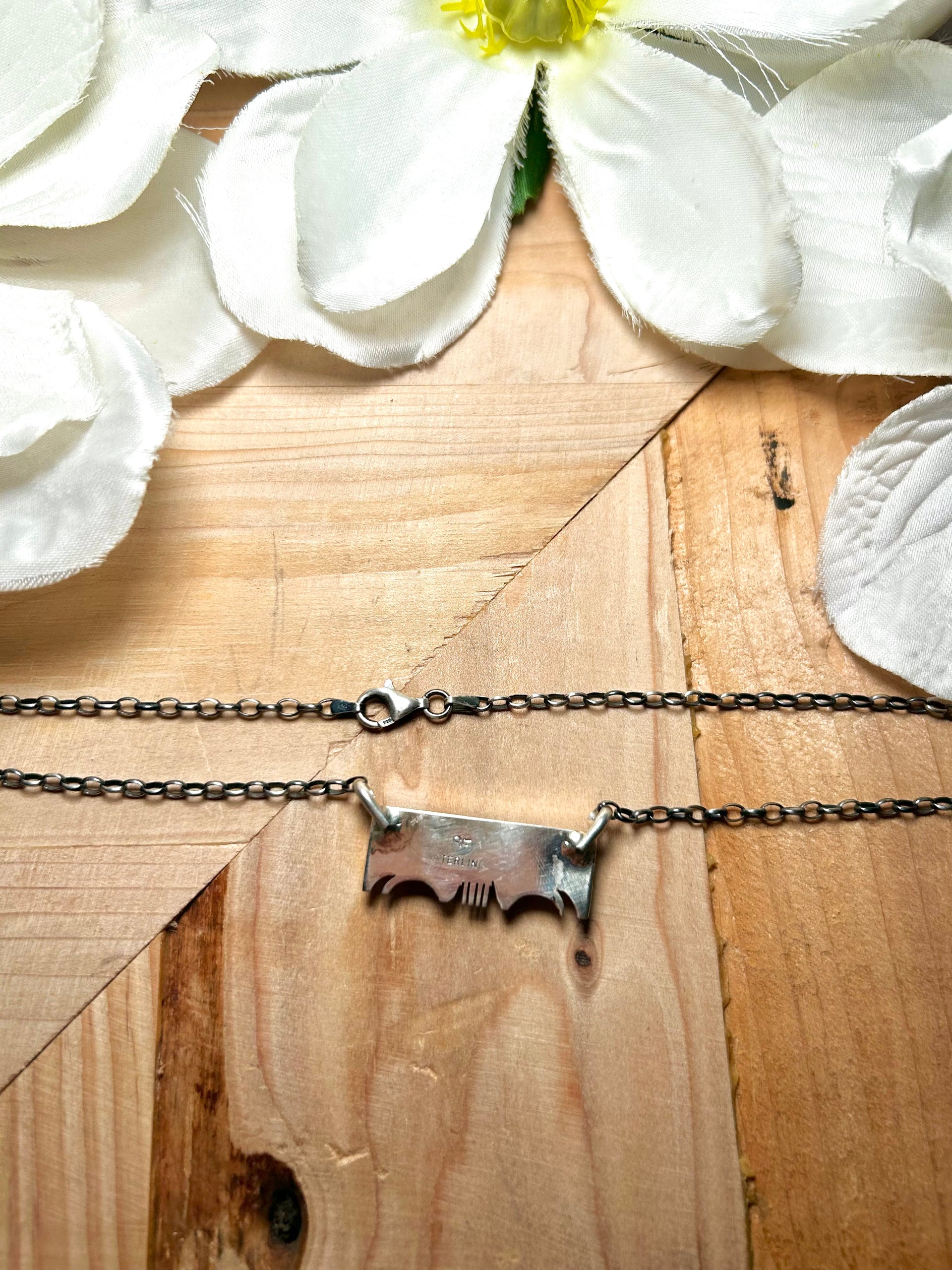 Steve Francisco Cotton Candy & Sterling Silver Necklace
